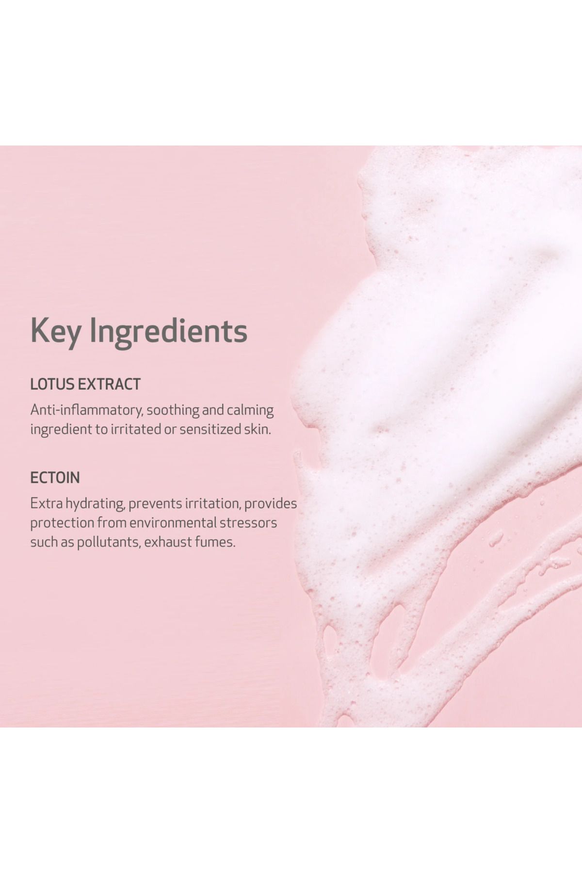 Indeed Labs-Spumă demachiantă, cu extract de floare de lotus și ectoină, Gentle AF, Indeed Labs, 150 ml 5