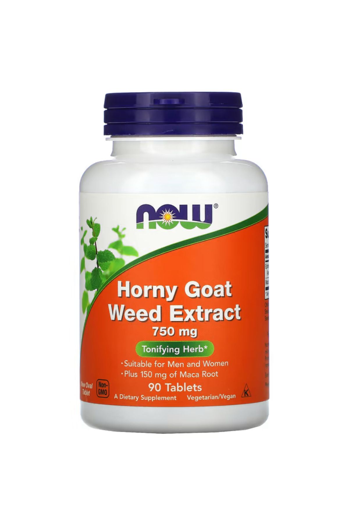 Now Foods , Horny Goat Weed Extract, 750 mg, 90 Tablets