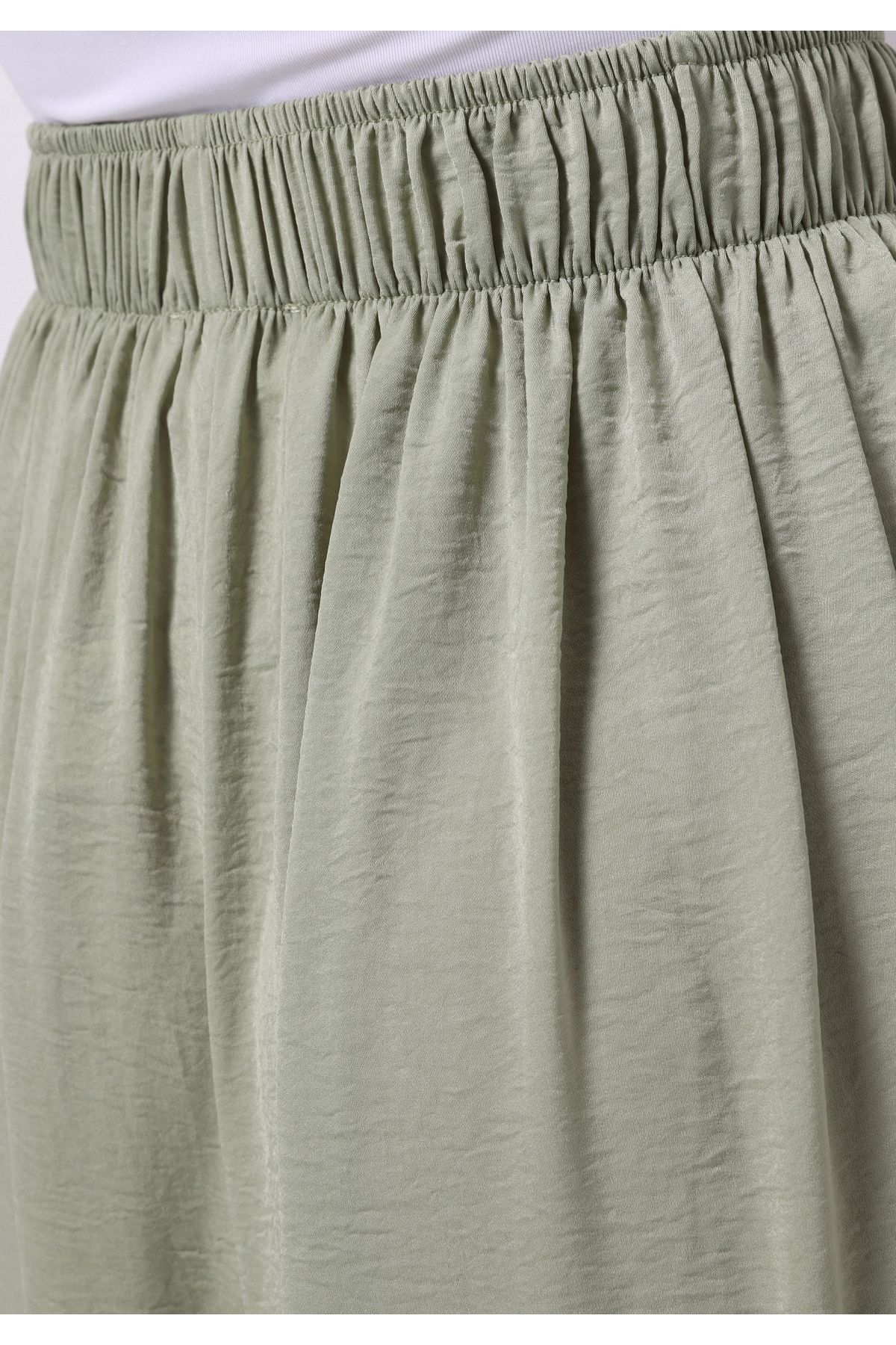 Colin's-Regular Fit High Waist Wide Leg Women's Green Trousers 6