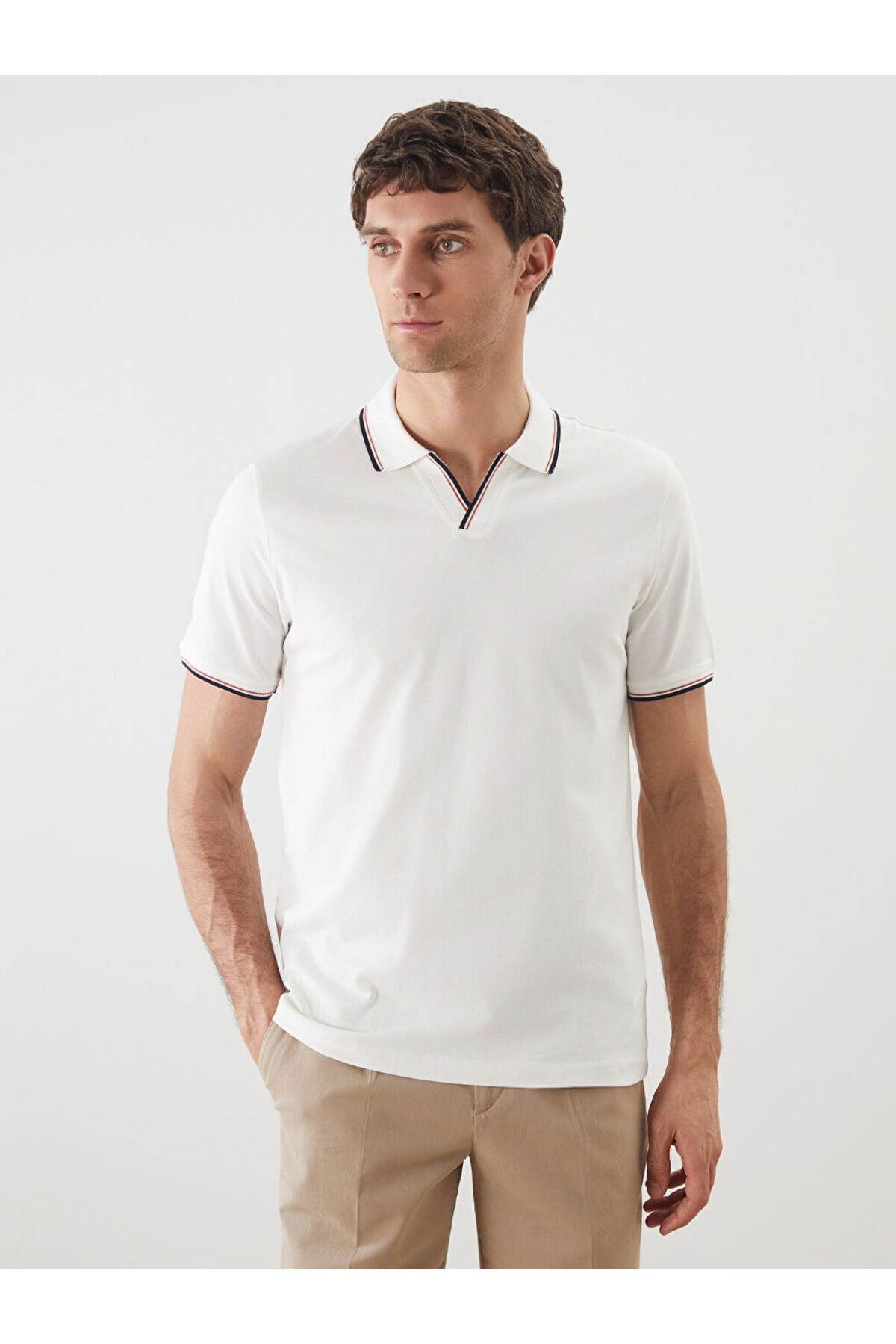 LC Waikiki Yeni Sezon Polo Yaka Kisa Kollu Erkek Tisort - S5FH97Z8