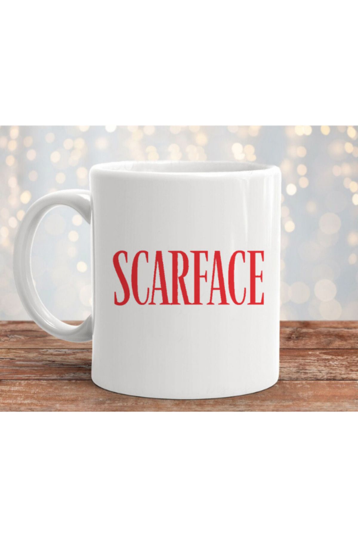 sielta Scarface Tasarım Baskılı Porselen Kupa Bardak