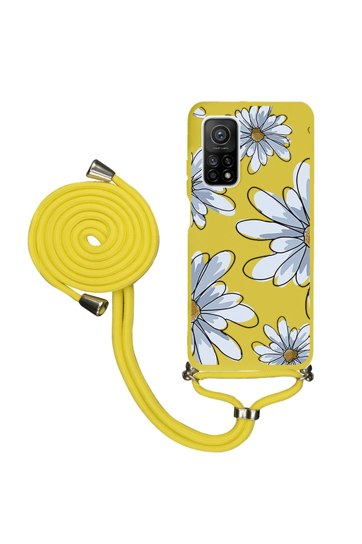 Royaleks Xiaomi Mi 10T İpli Lansman Kılıf - Papatya