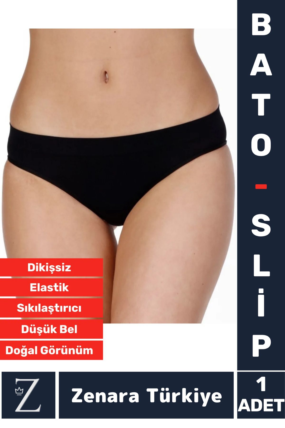 Zenara Gündelik İz Göstermez Bel Sıkılaştıran İncelten Vücut Toparlayan Dikişsiz Slip Külot Bato Korse