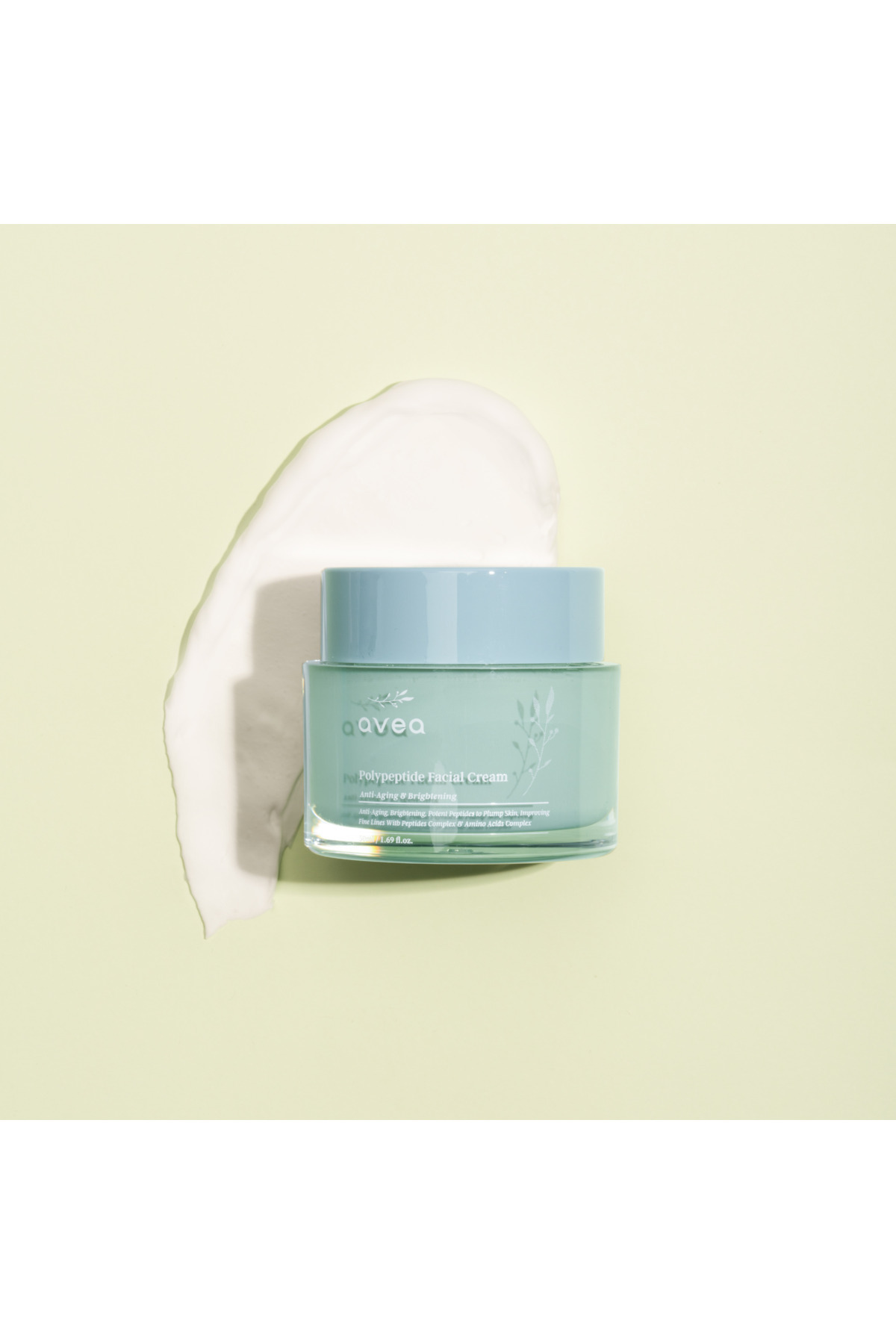 Avea-Face cream with polypeptides, with anti-aging & brightening effect, Avea, 50 ml 4