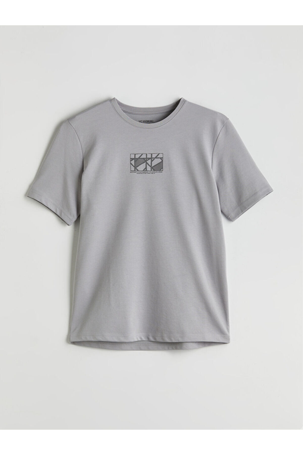 LC Waikiki-New Season Crew Neck Short Sleeve Printed Men's T-Shirt - S5Nh11Z8 5