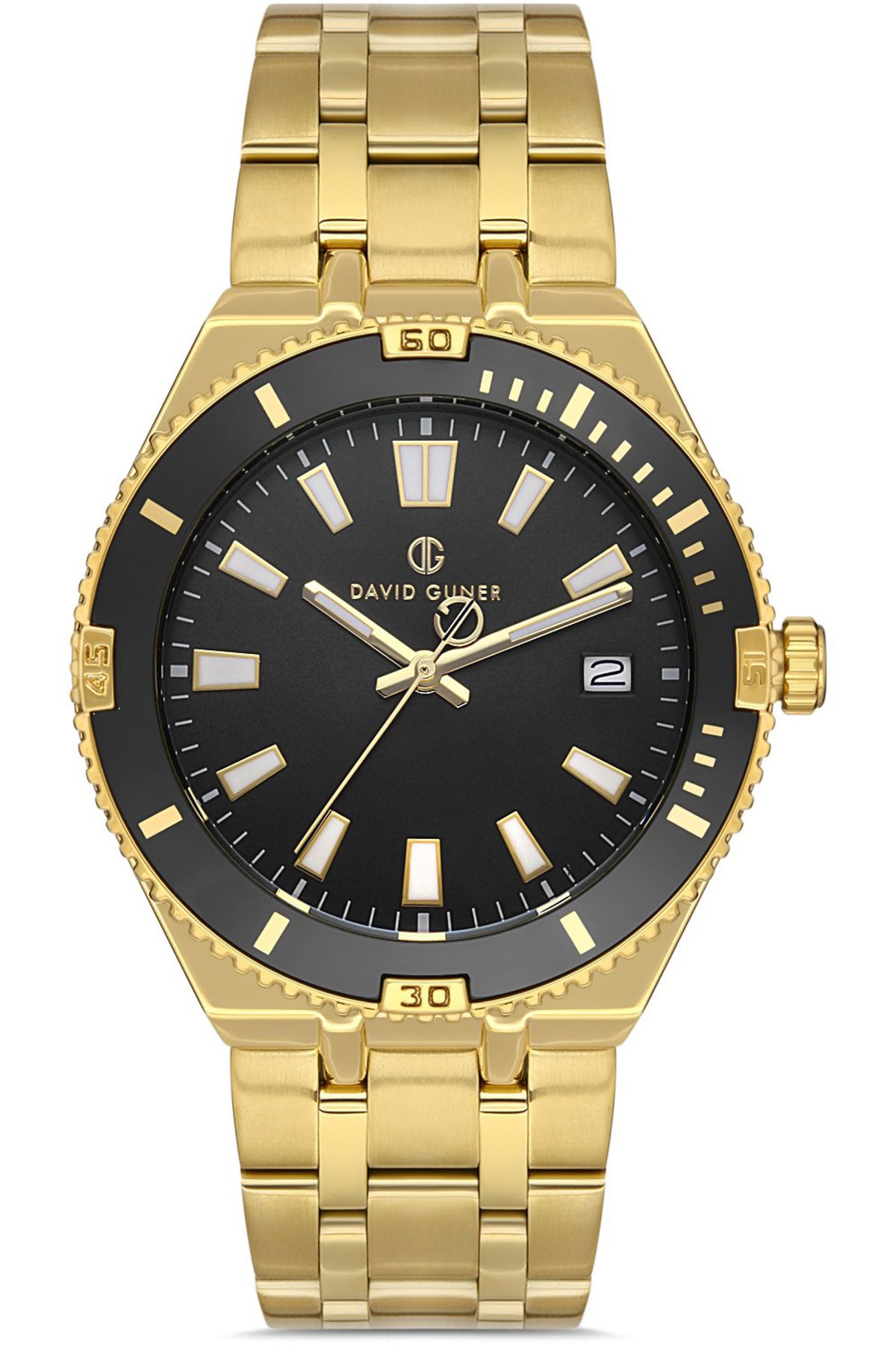 DAVID GUNER DAVİD GÜNER ERKEK KOL SAATİ DG-8418GA-B2 43 MM GOLD