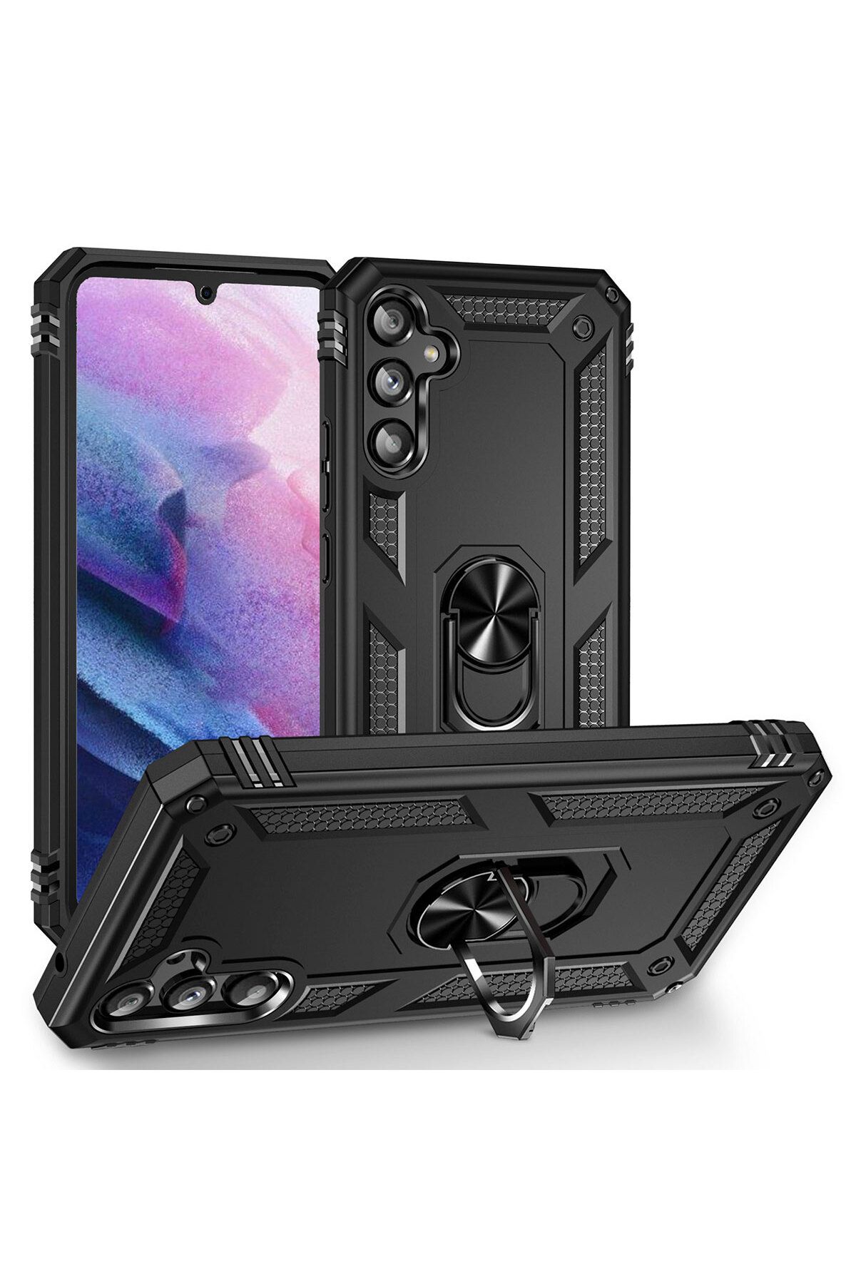 YTSGLOBAL Galaxy A34 Kılıf YTSG Vega Kapak - Siyah