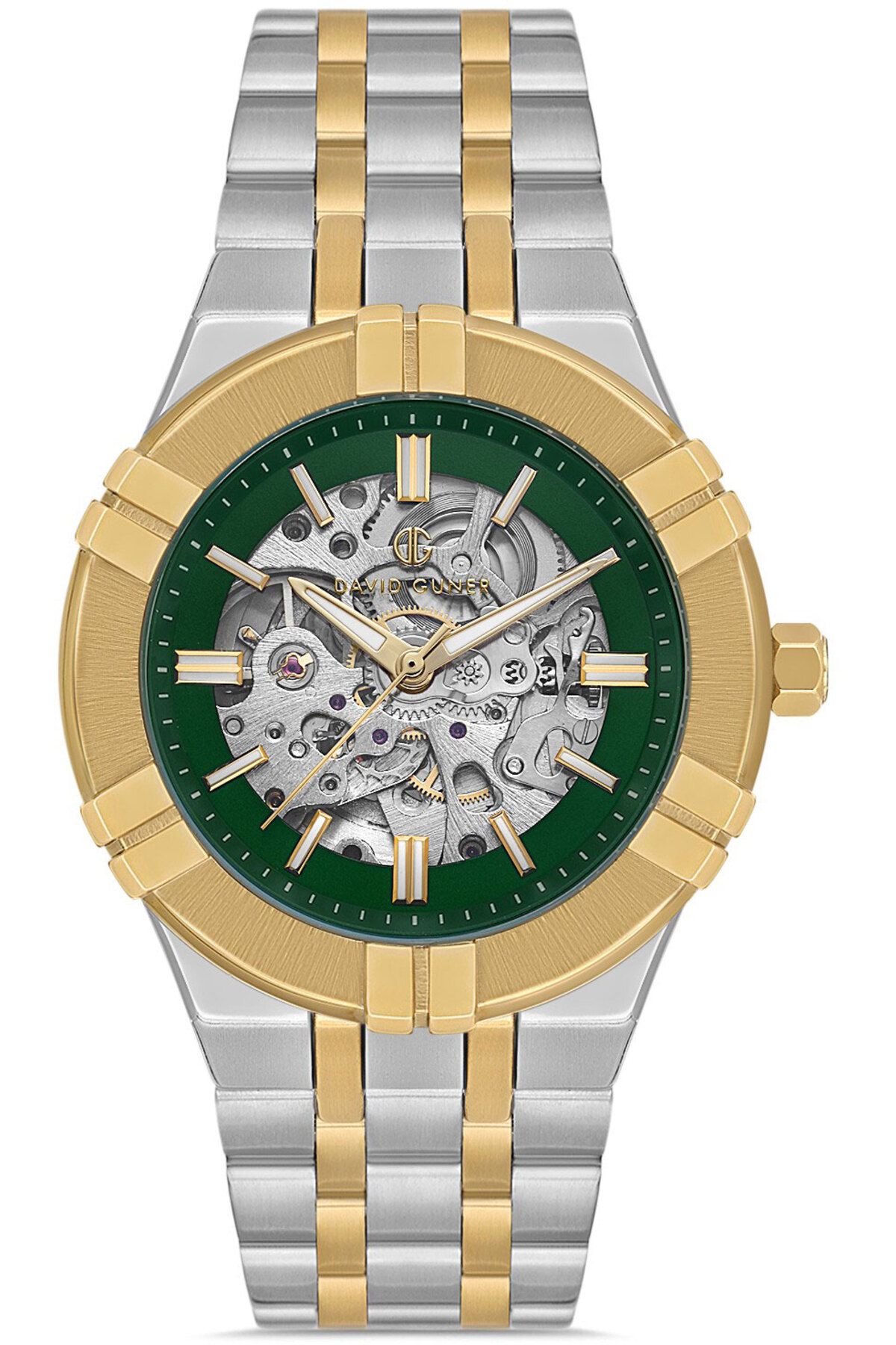 DAVID GUNER DAVİD GÜNER ERKEK KOL SAATİ DG-8710GA-D10 43 MM METAL-GOLD