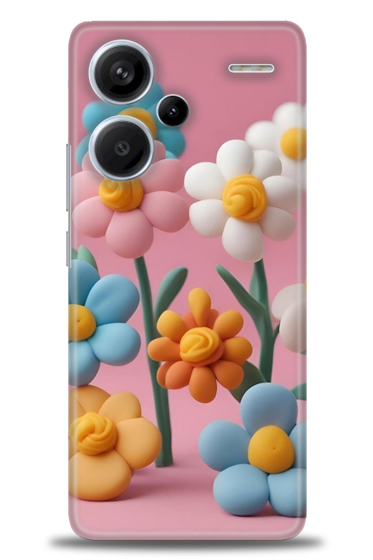 CooperTech Xiaomi Redmi Note 13 Pro Plus İle Uyumlu HD Baskılı Desenli Silikon Kılıf - 742