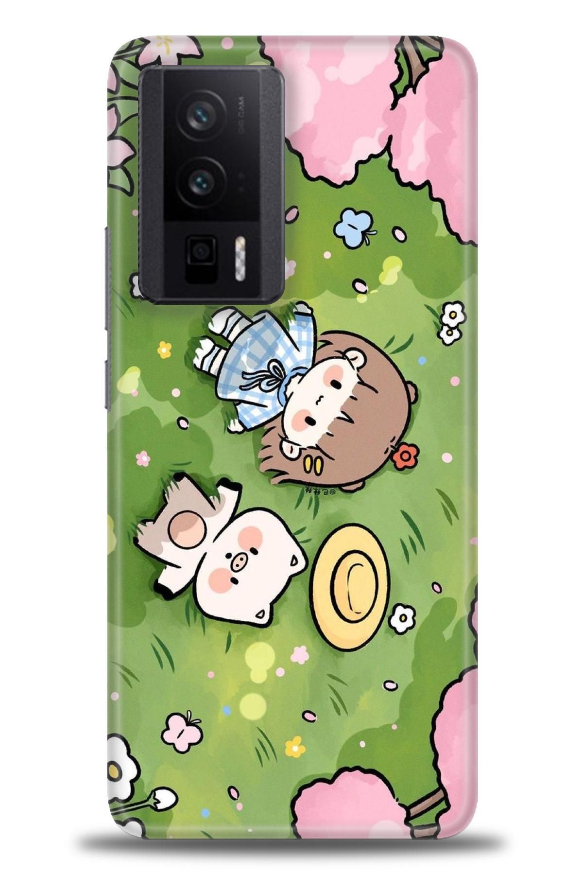 CooperTech Xiaomi Poco F5 Pro İle Uyumlu HD Baskılı Desenli Silikon Kılıf - 152