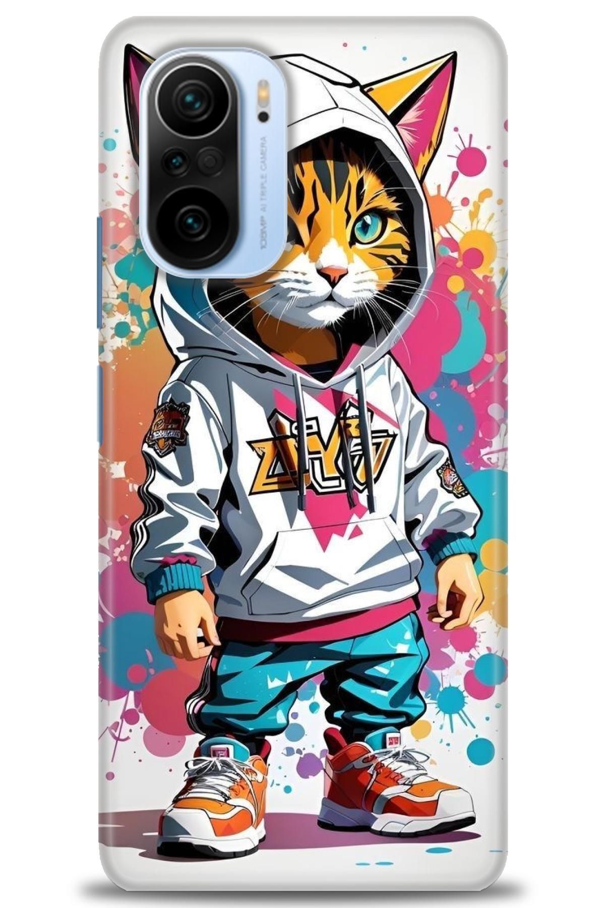 CooperTech Xiaomi Redmi K40 İle Uyumlu HD Baskılı Desenli Silikon Kılıf - 362