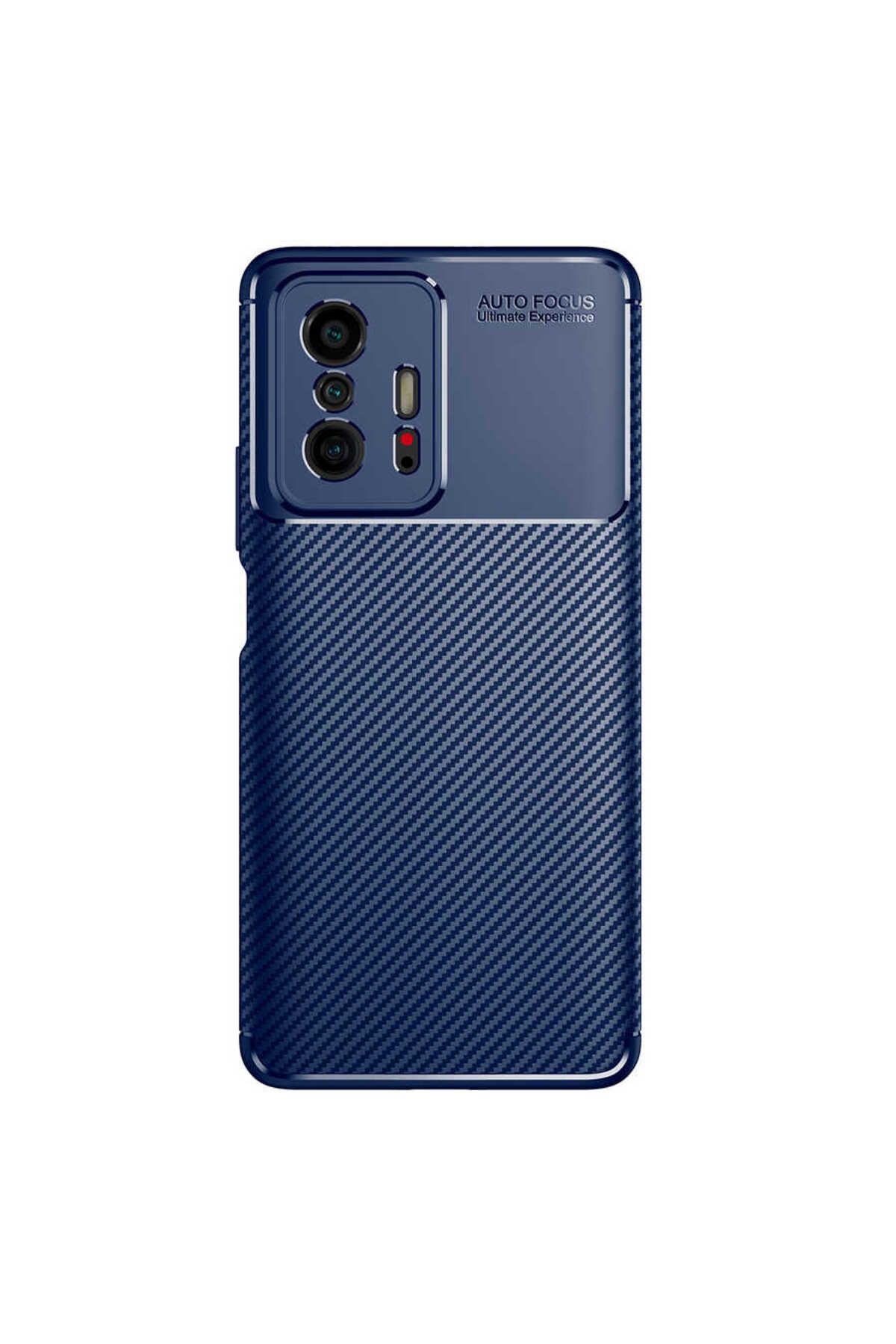 YTSGLOBAL Mi 11T Pro 5G Kılıf YTSG Negro Silikon Kapak - Lacivert