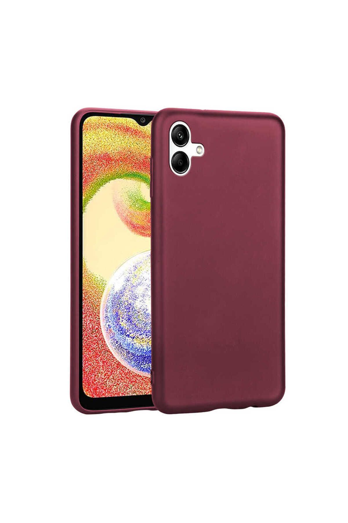YTSGLOBAL Galaxy A04 Kılıf YTSG Premier Silikon Kapak - Mürdüm
