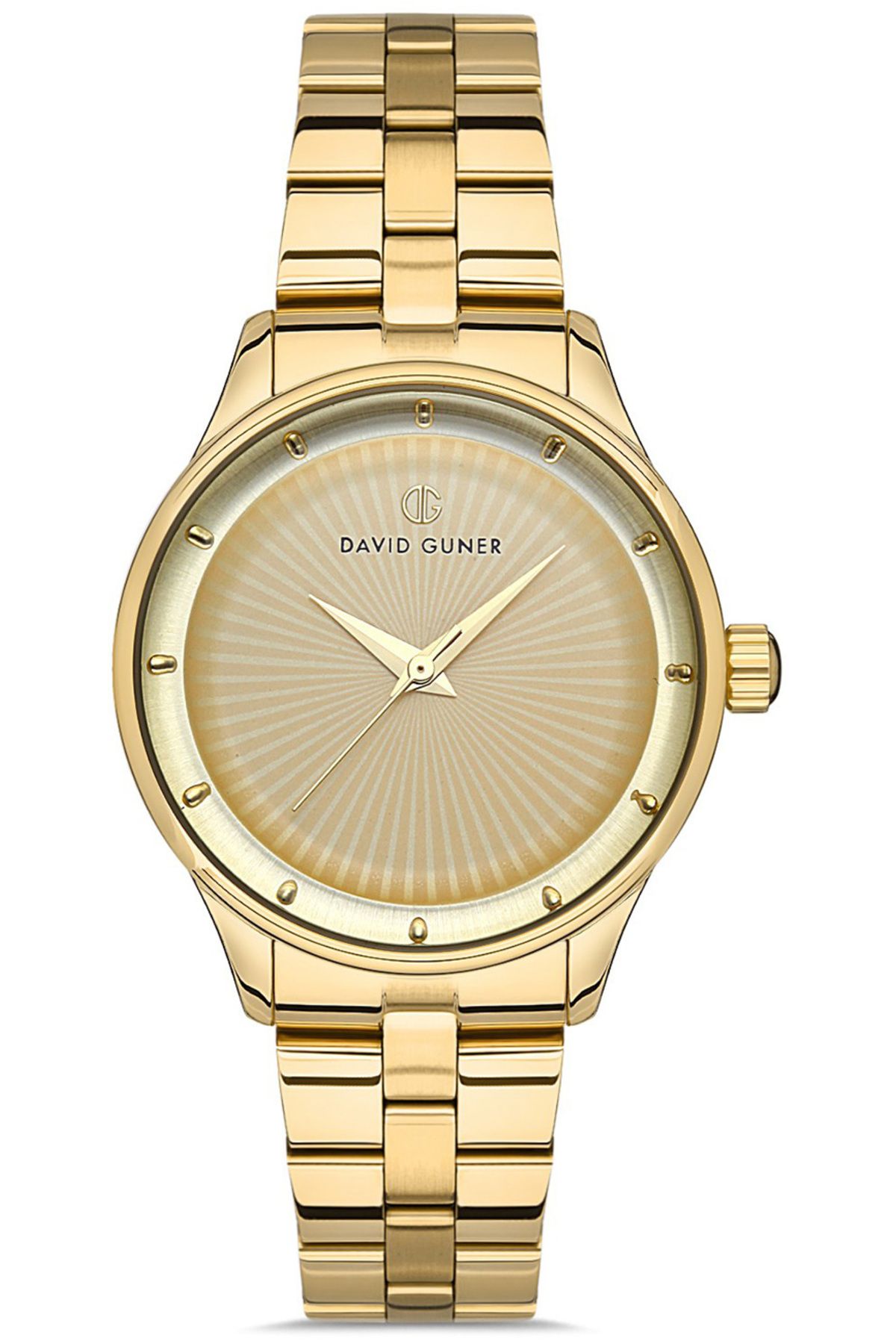DAVID GUNER DAVİD GÜNER KADIN KOL SAATİ DG-8397LA-B4 34 MM GOLD