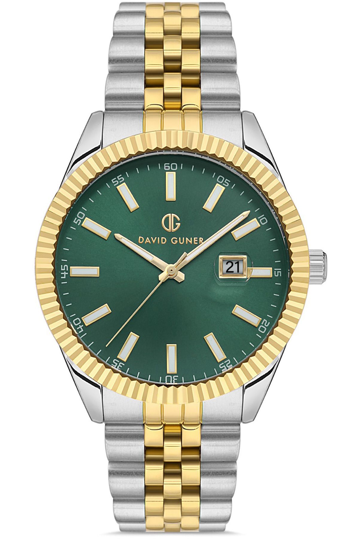 DAVID GUNER DAVİD GÜNER ERKEK KOL SAATİ DG-8626GA-D10 43 MM METAL-GOLD