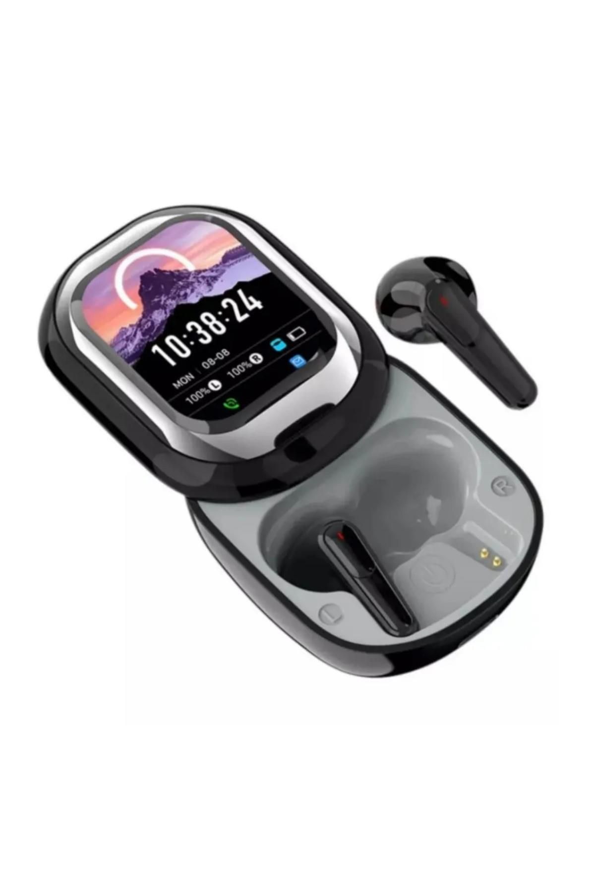 PREPARE Kulak İçi Kulaklık Akıllı LED Ekran Renkli Dokunmatik Ekranlı Kablosuz Bluetooth Kulaklık PR-SE-ONE