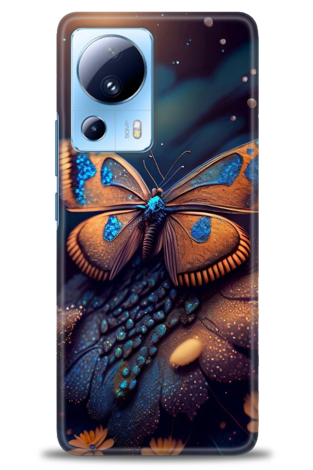 CooperTech Xiaomi Mi 13 Lite İle Uyumlu HD Baskılı Desenli Silikon Kılıf - 932