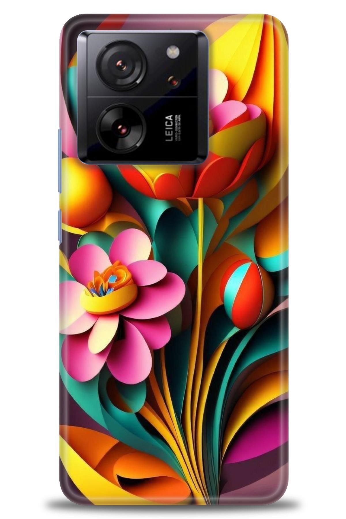CooperTech Xiaomi Mi 13T Pro İle Uyumlu HD Baskılı Desenli Silikon Kılıf - 532