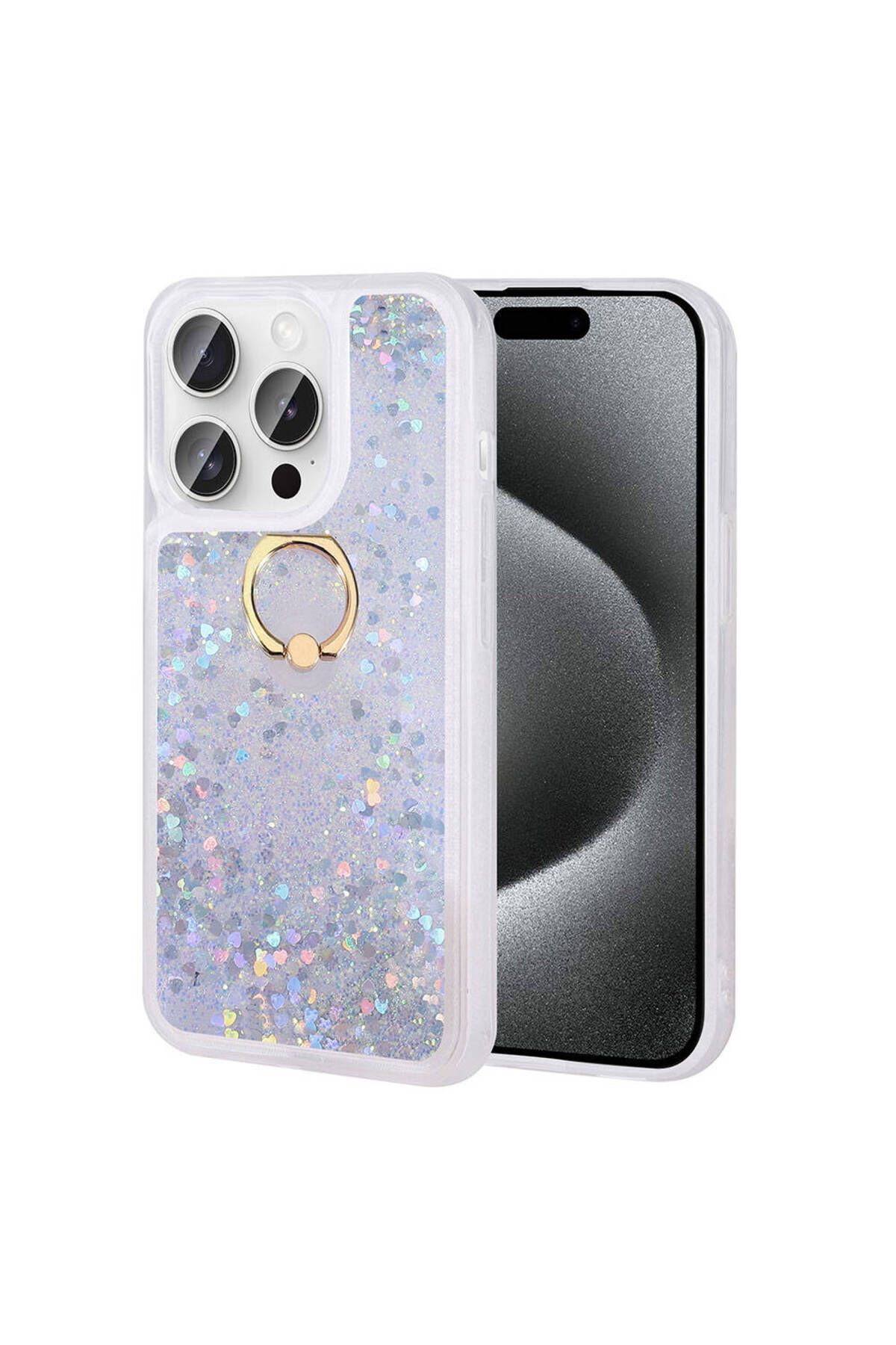 YTSGLOBAL iPhone 15 Pro Max Uyumlu YTSG Milce Kılıf-Gümüş