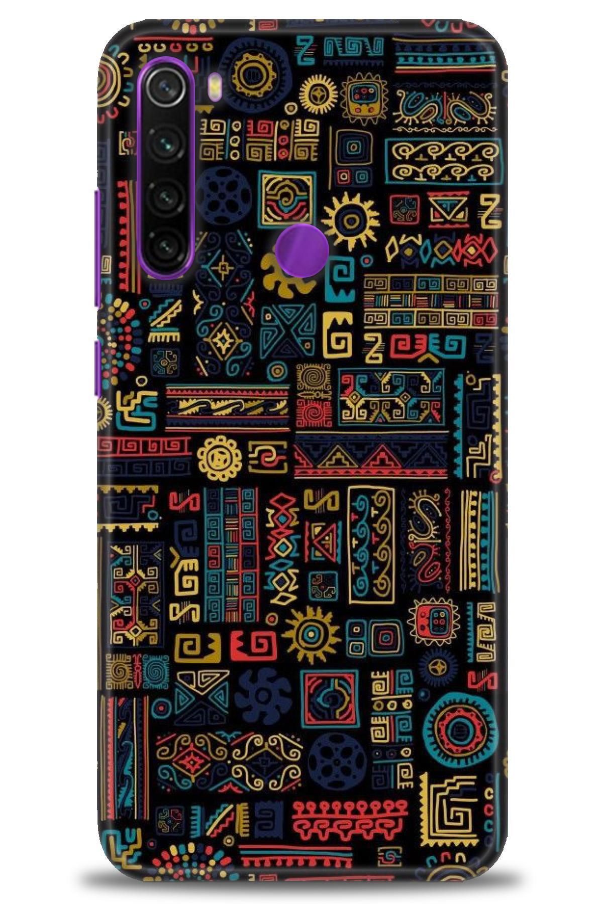 CooperTech Xiaomi Redmi Note 8 İle Uyumlu HD Baskılı Desenli Silikon Kılıf - 822