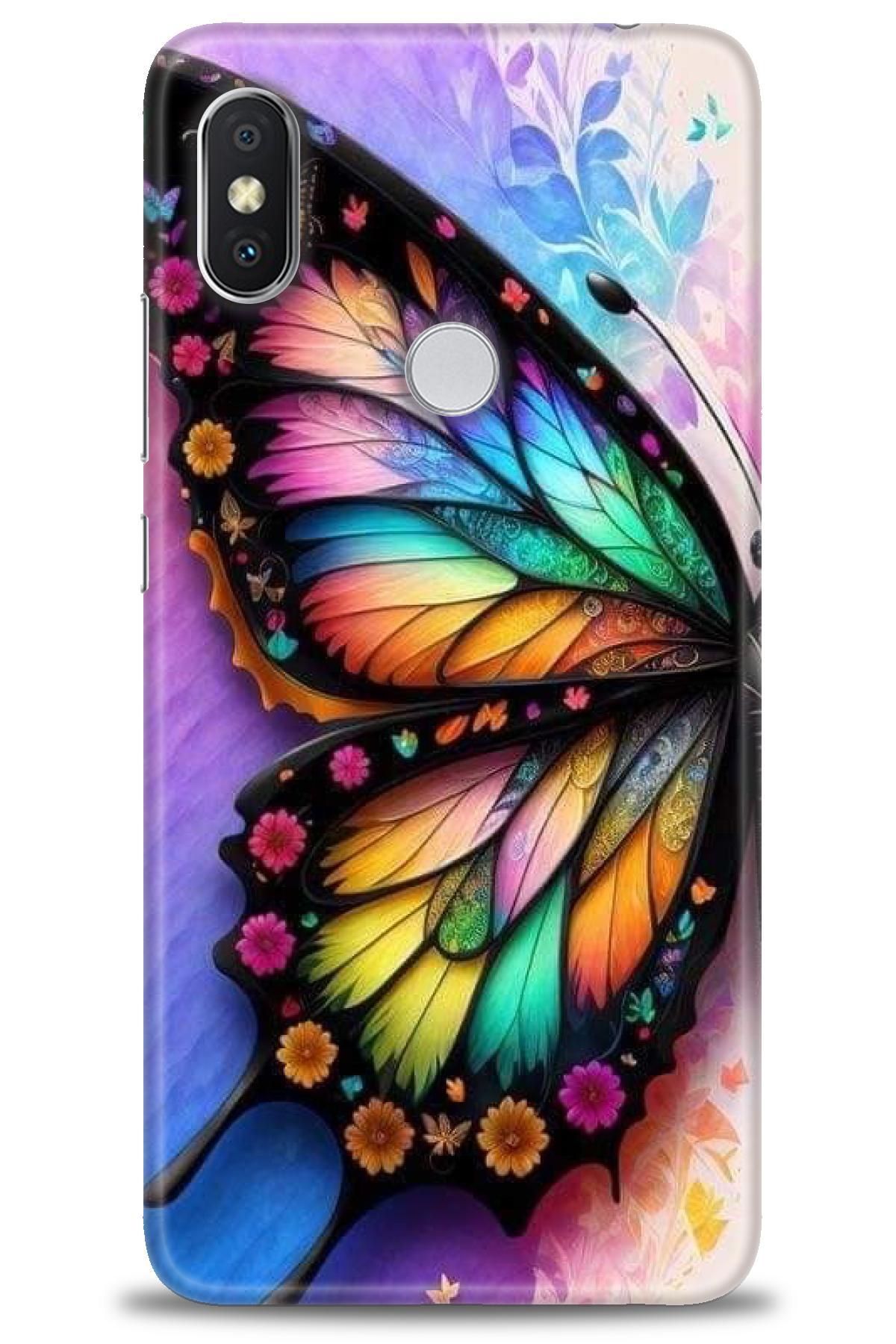 CooperTech Xiaomi Redmi Note 6 Pro İle Uyumlu HD Baskılı Desenli Silikon Kılıf - 182