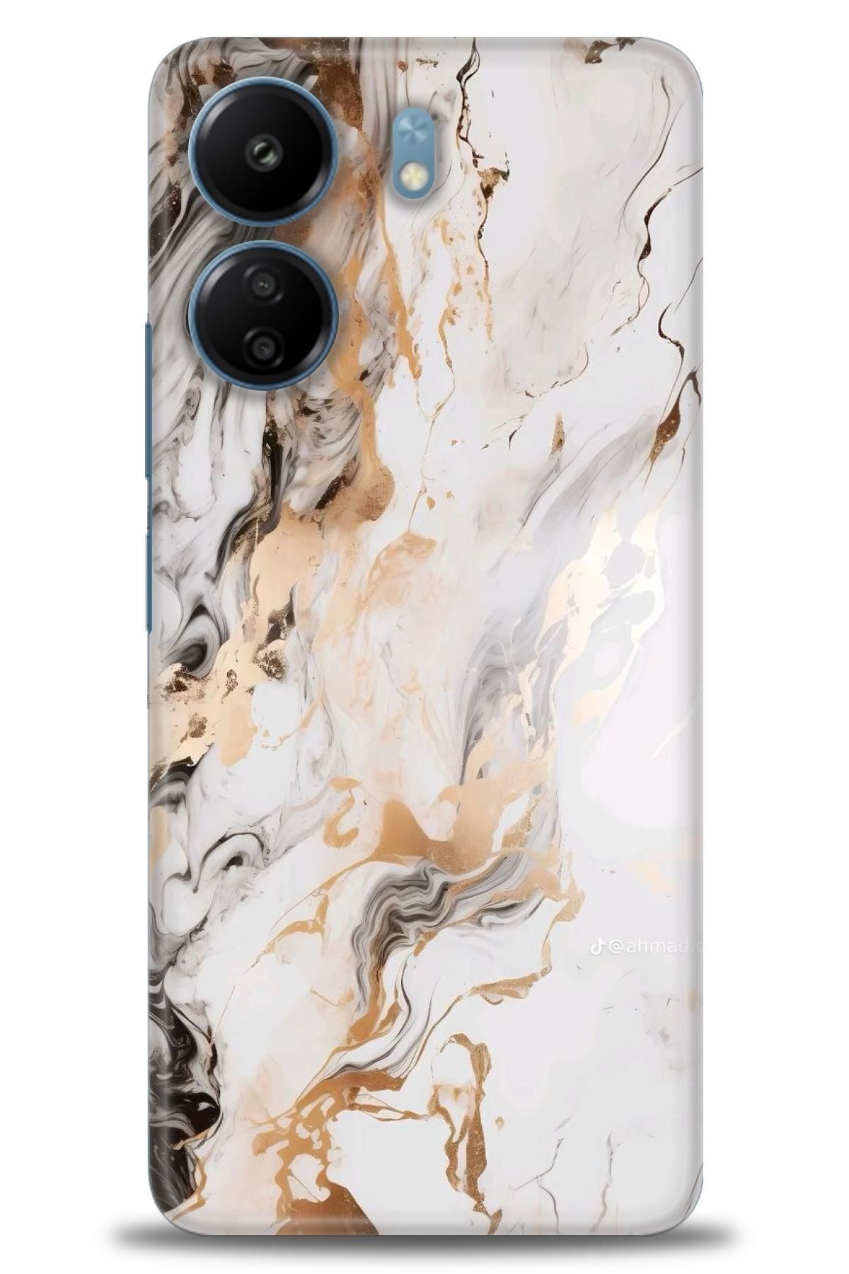 CooperTech Xiaomi Poco C65 İle Uyumlu HD Baskılı Desenli Silikon Kılıf - 222