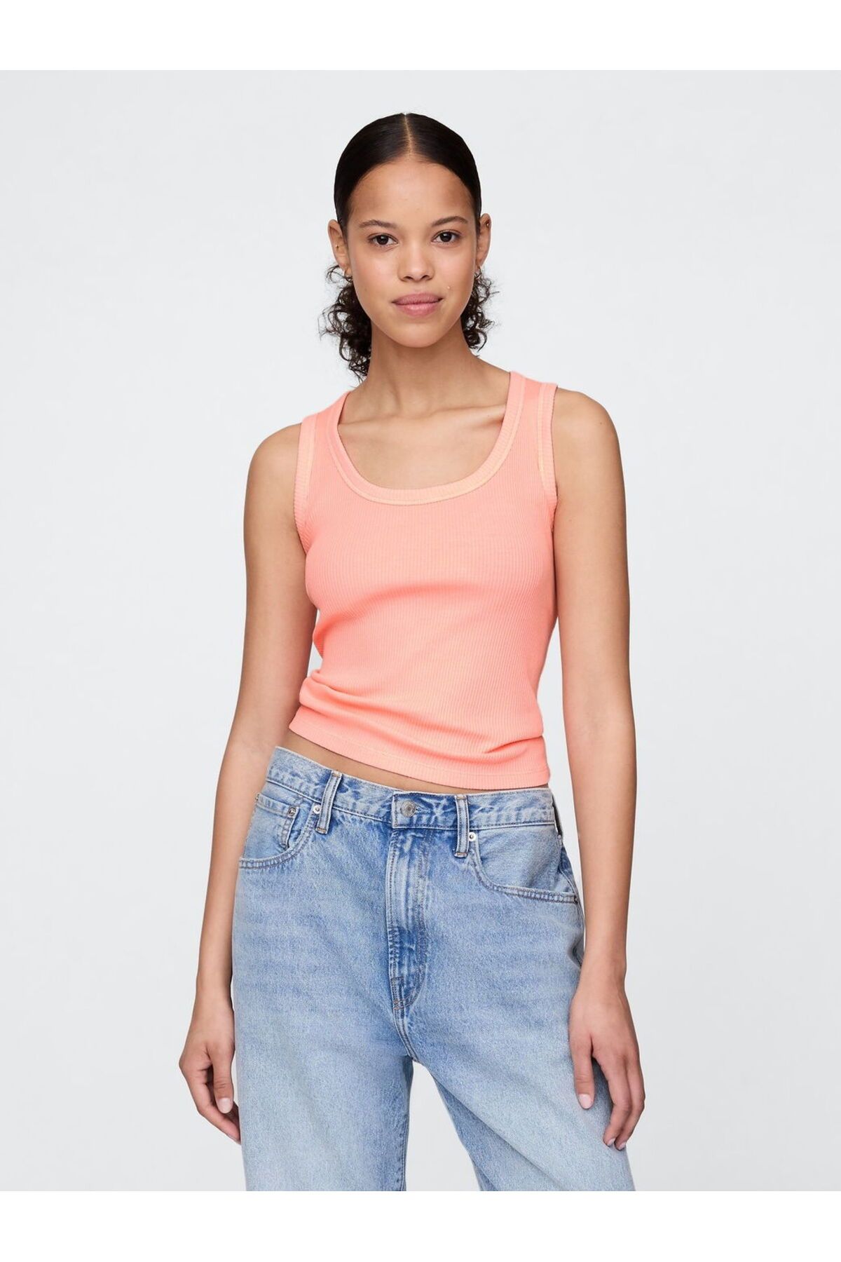 GAP Rib Scoop Tank Top