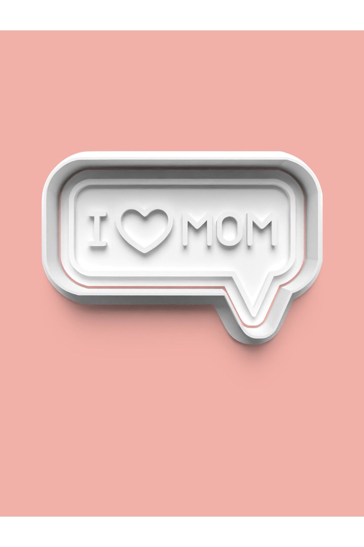 AKTASTORE I Love Mom Kurabiye Kalıbı