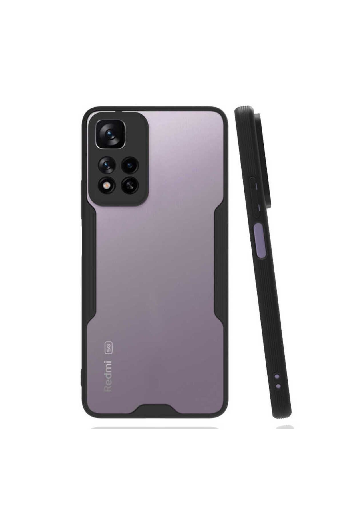 YTSGLOBAL Redmi Note 11 Pro Plus 5G Kılıf YTSG Parfe Kapak - Siyah