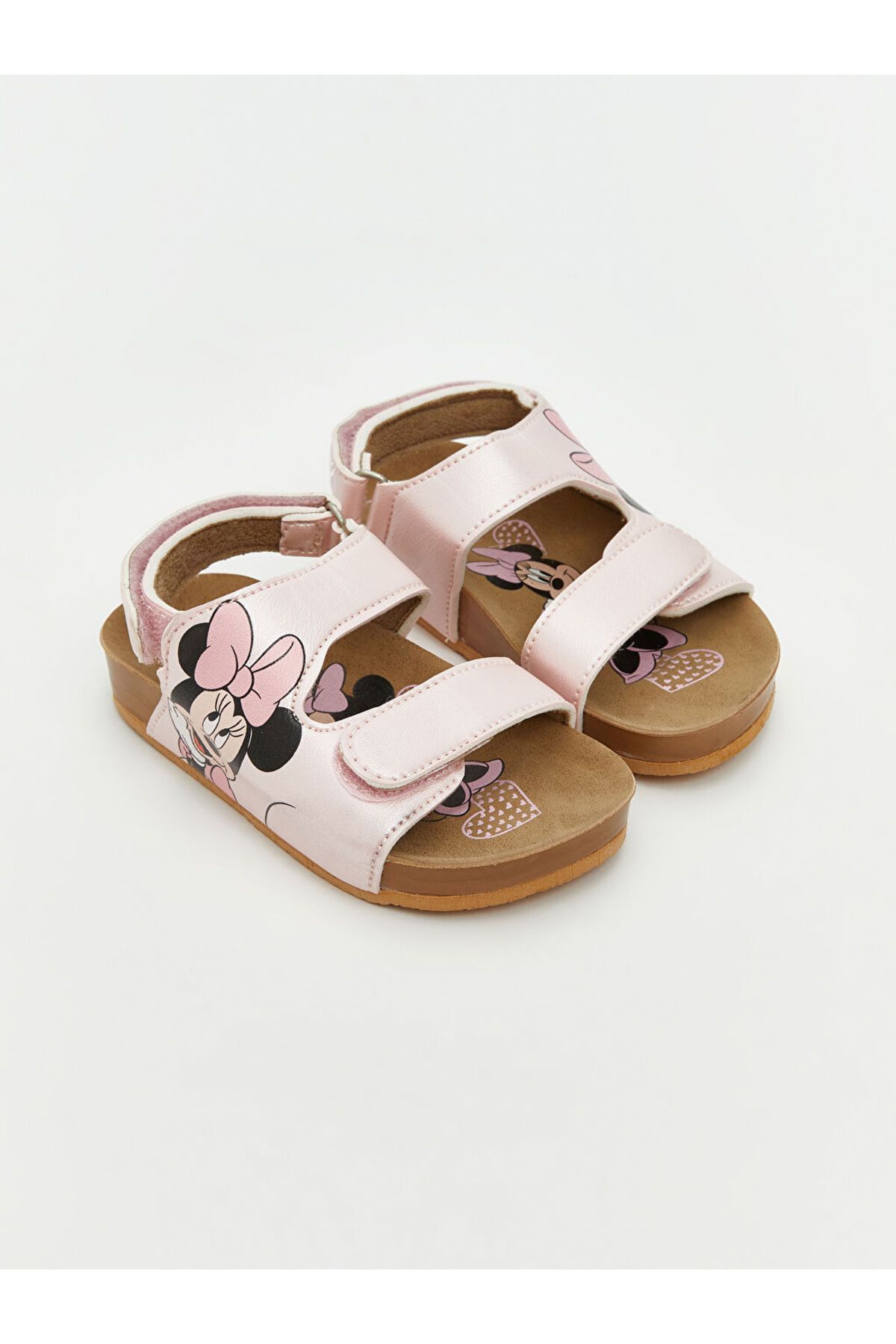 LC Waikiki Minnie Mouse Baskılı Kız Bebek Sandalet