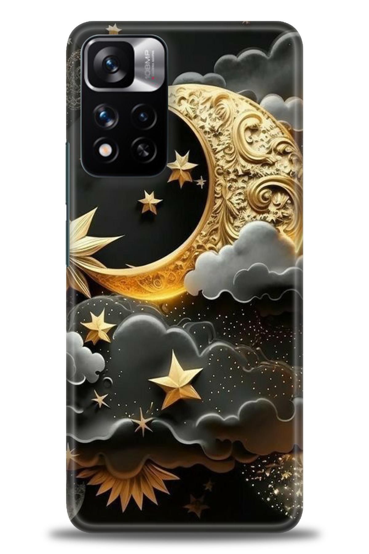 CooperTech Xiaomi Redmi Note 11 Pro Plus İle Uyumlu HD Baskılı Desenli Silikon Kılıf - 722