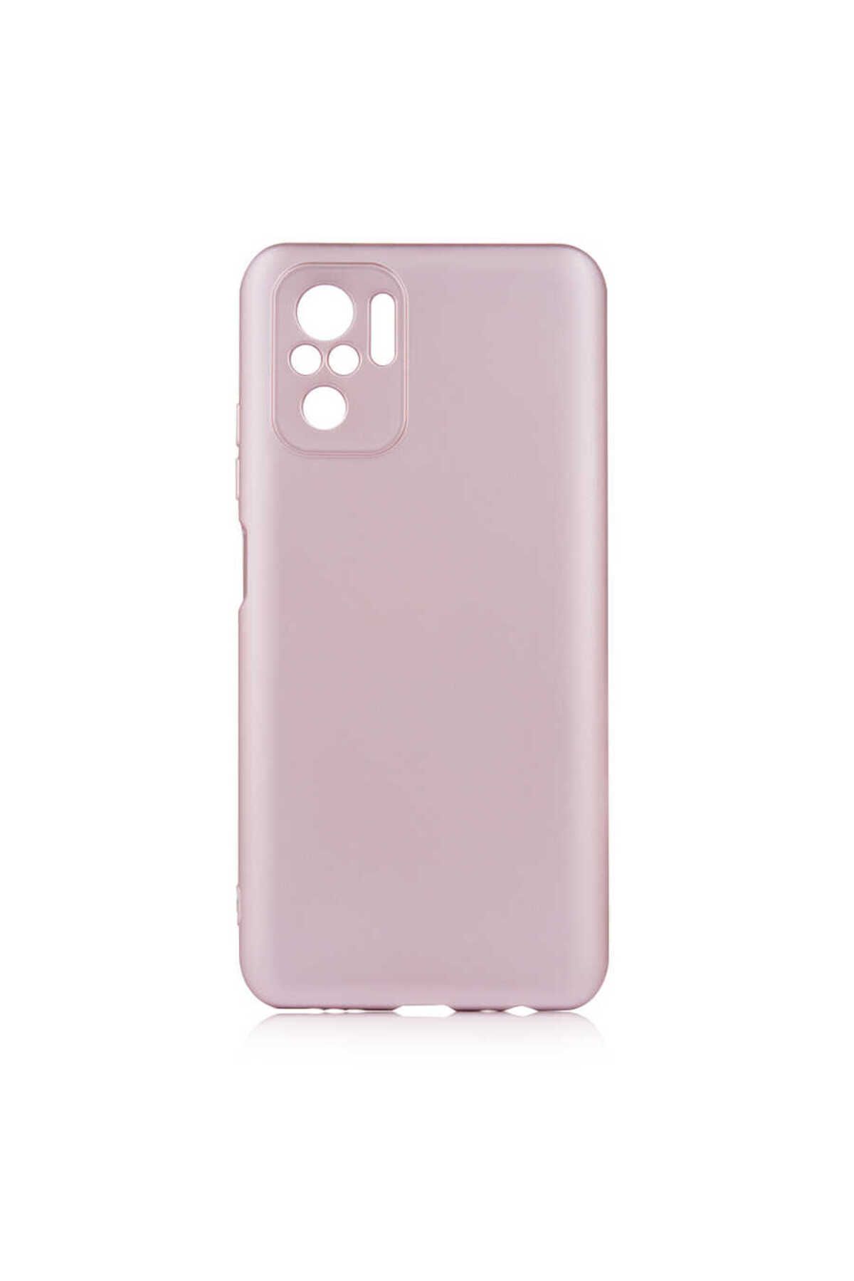 YTSGLOBAL Redmi Note 10 Kılıf YTSG Premier Silikon Kapak - Rose Gold