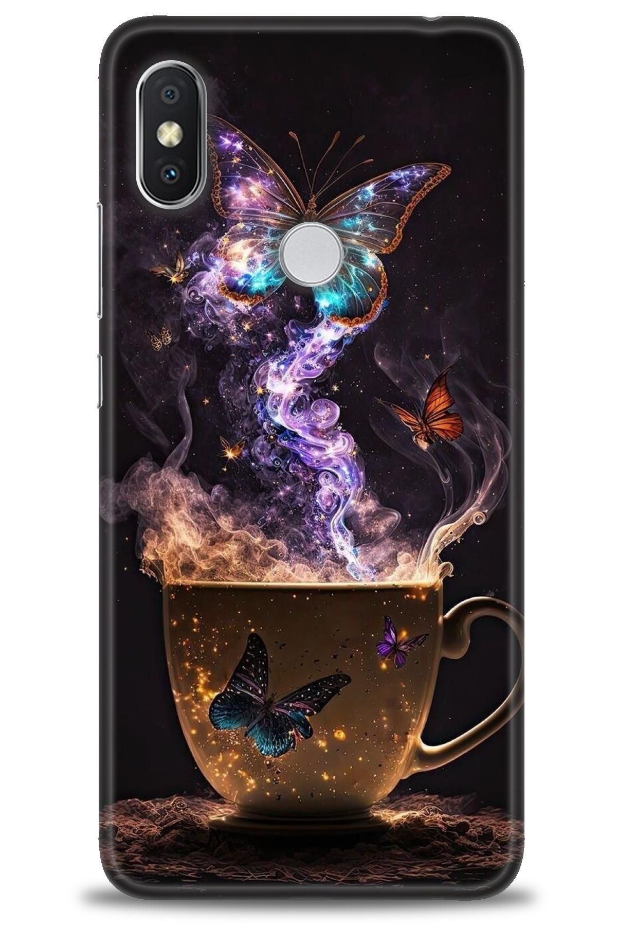 CooperTech Xiaomi Redmi Note 6 Pro İle Uyumlu HD Baskılı Desenli Silikon Kılıf - 612