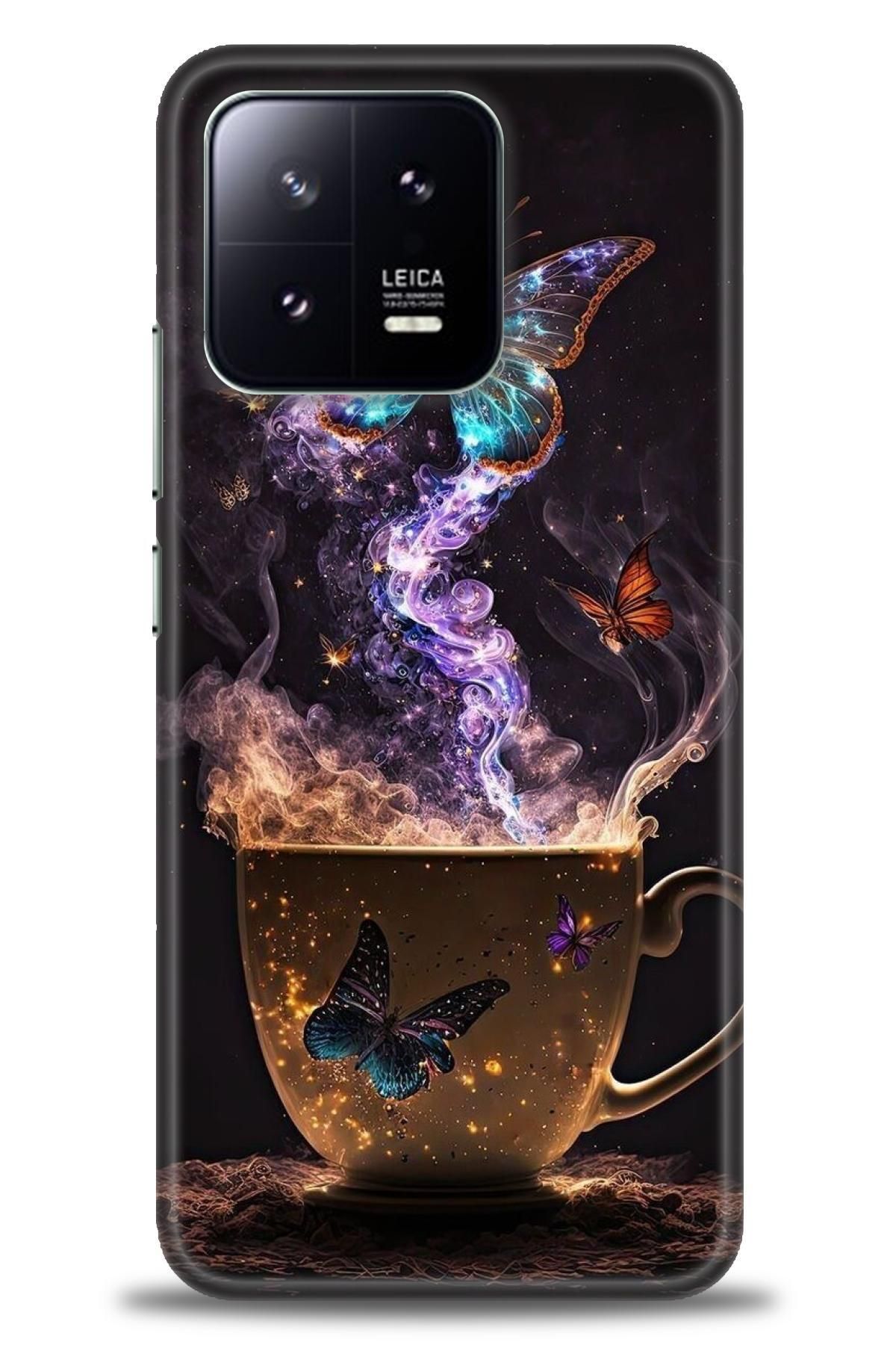CooperTech Xiaomi Mi 13 İle Uyumlu HD Baskılı Desenli Silikon Kılıf - 612