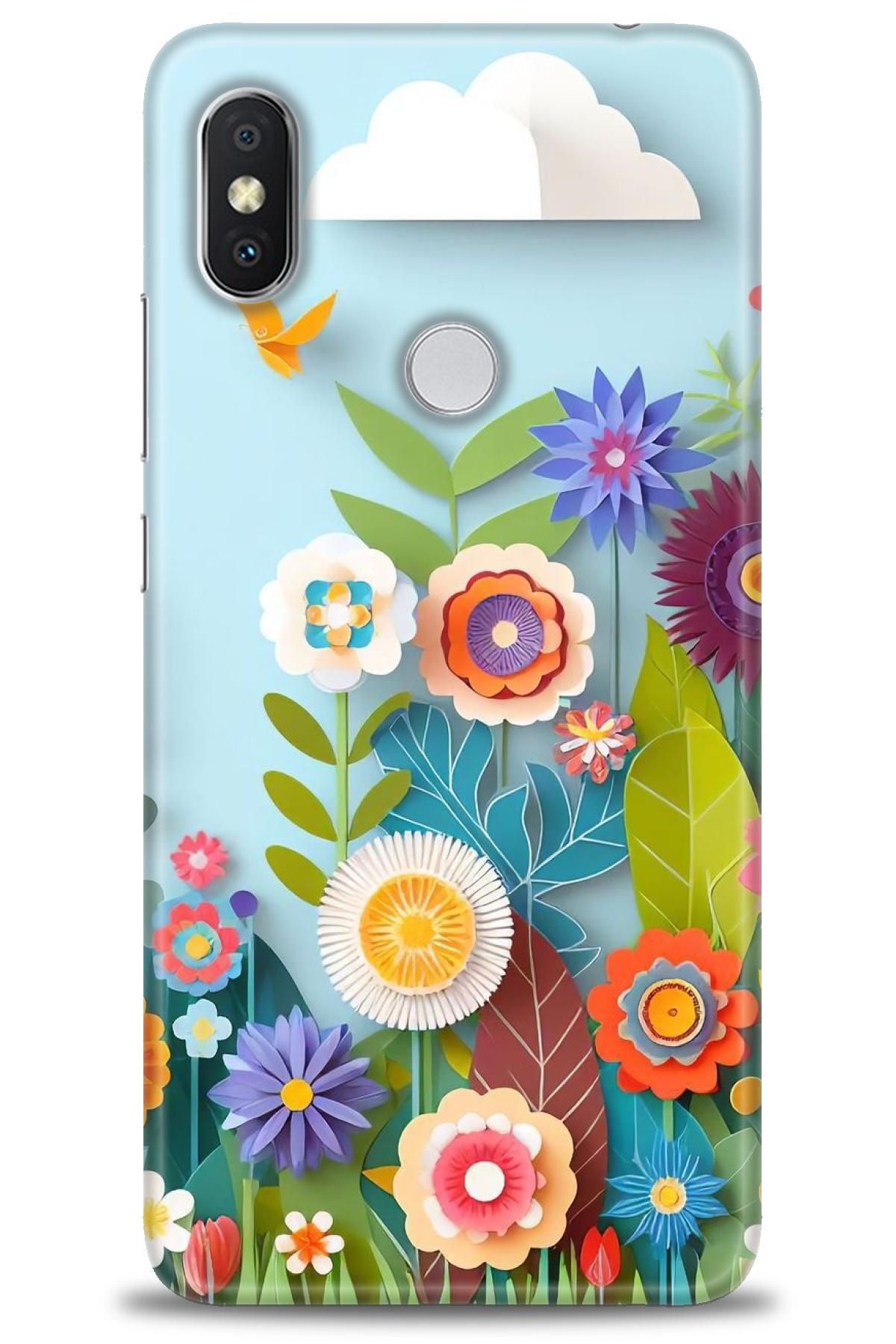 CooperTech Xiaomi Redmi Note 6 Pro İle Uyumlu HD Baskılı Desenli Silikon Kılıf - 352