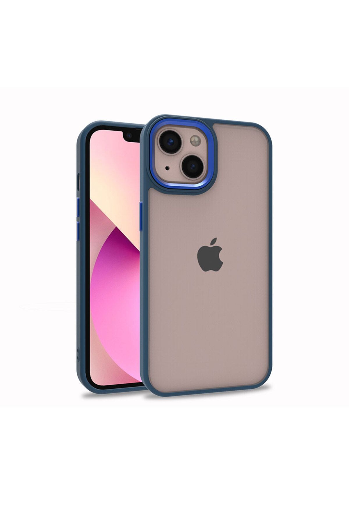 YTSGLOBAL iPhone 13 Uyumlu YTSG Flora Kılıf-Mavi