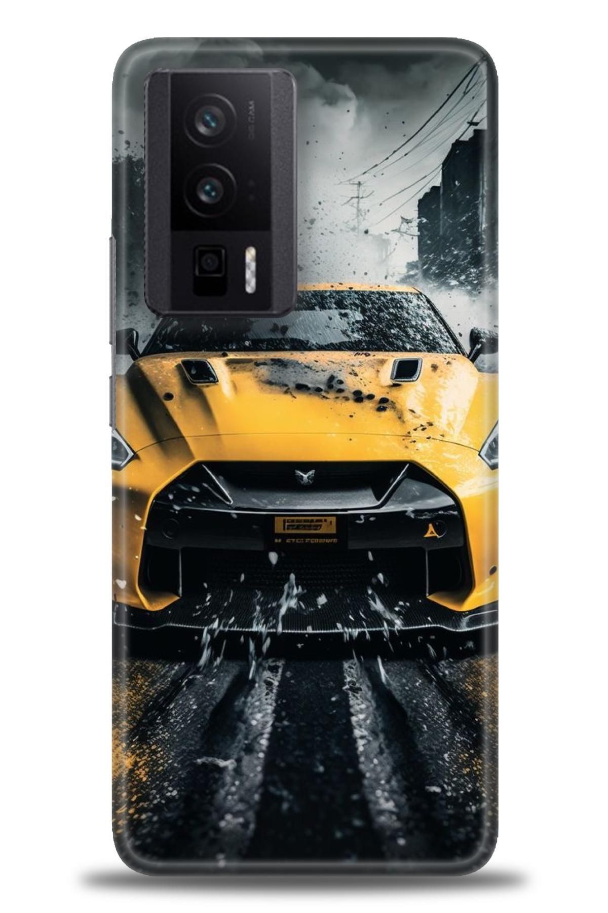 CooperTech Xiaomi Poco F5 Pro İle Uyumlu HD Baskılı Desenli Silikon Kılıf - 852
