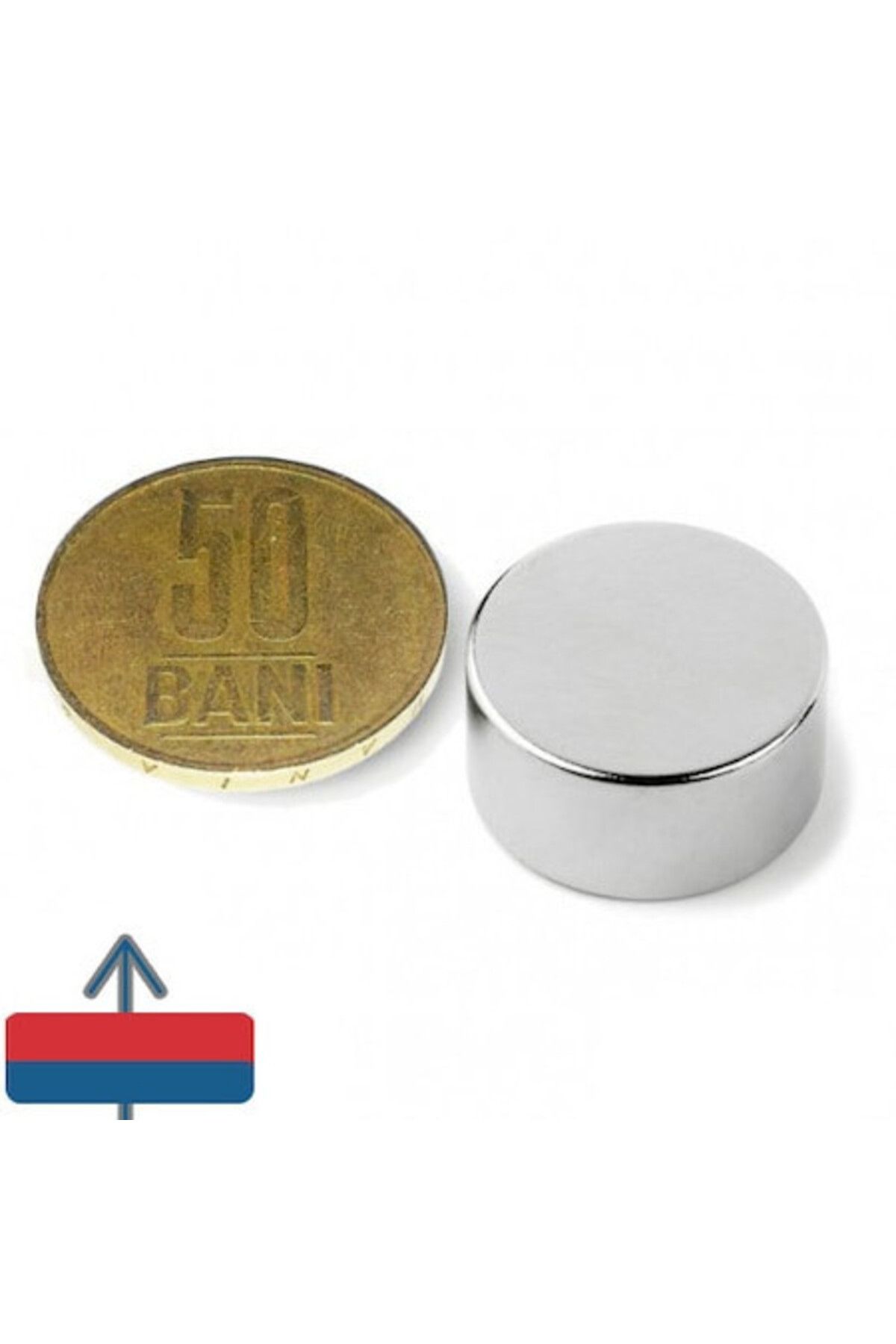 OEM Disc Magnetic Neodim Puternic 20x10mm, Forță 10 Kg - One Size