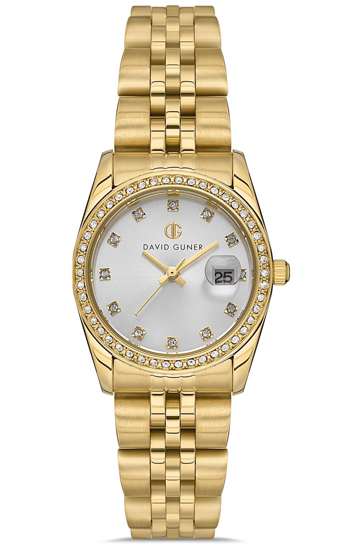 DAVID GUNER DAVİD GÜNER KADIN KOL SAATİ DG-8635LA-B1 28 MM GOLD