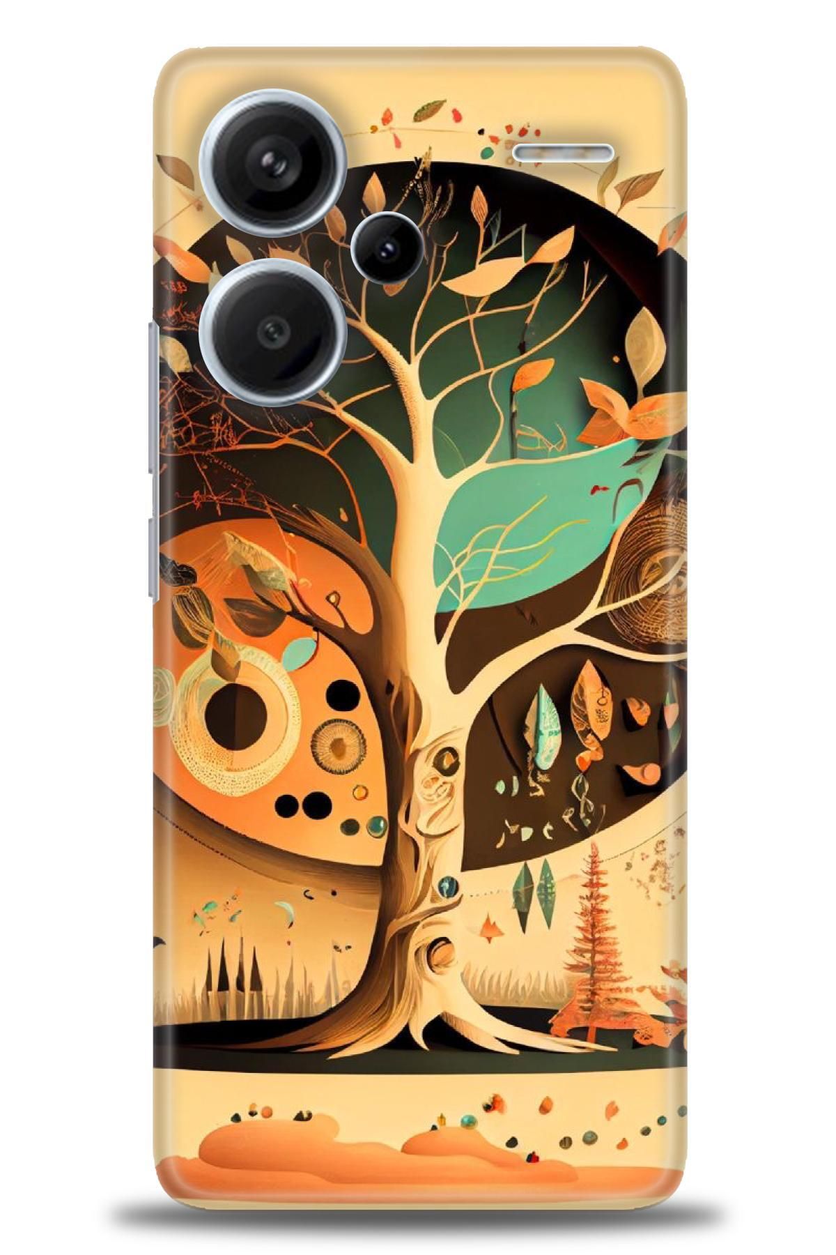 CooperTech Xiaomi Redmi Note 13 Pro Plus İle Uyumlu HD Baskılı Desenli Silikon Kılıf - 882