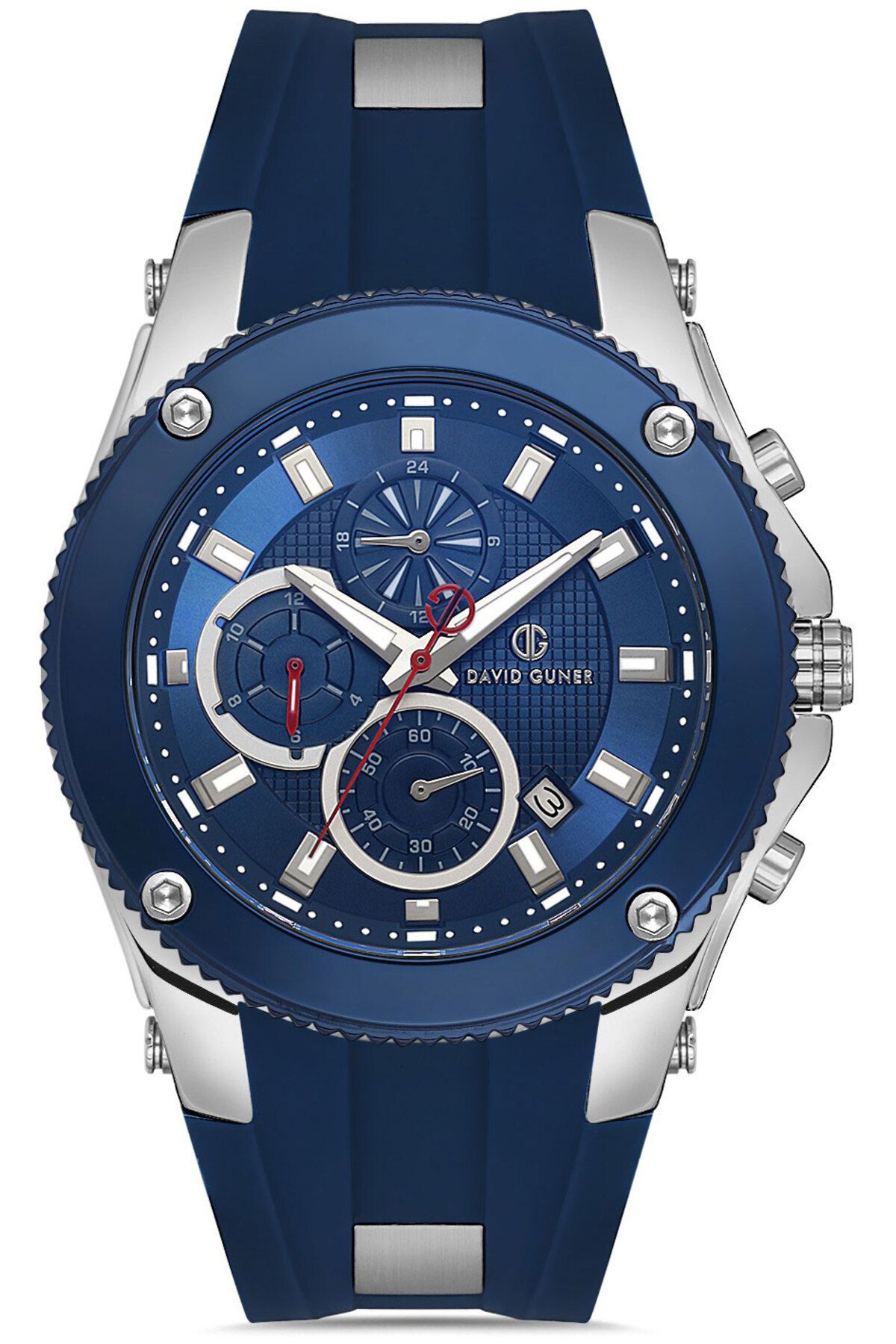DAVID GUNER DAVİD GÜNER ERKEK KOL SAATİ DG-8724GD-L3 49 MM Lacivert