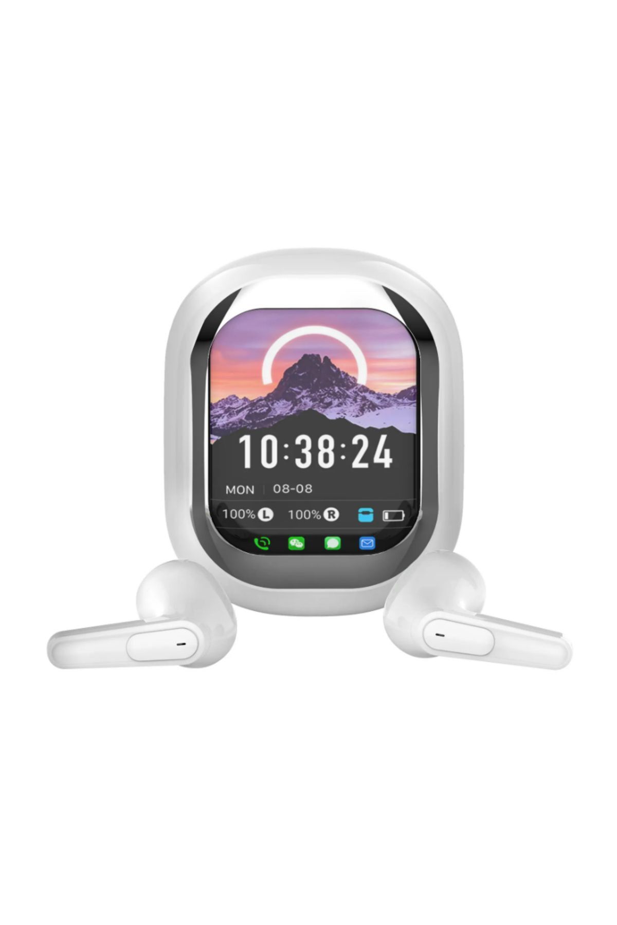 PREPARE Kulak İçi Kulaklık Akıllı LED Ekran Renkli Dokunmatik Ekranlı Kablosuz Bluetooth Kulaklık PR-SE-ONE