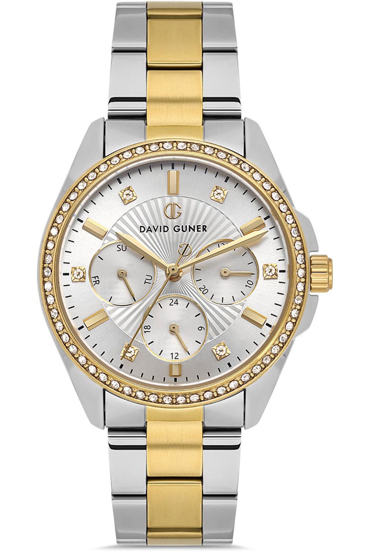 DAVID GUNER DAVİD GÜNER KADIN KOL SAATİ DG-8739LA-D1 37 MM METAL-GOLD