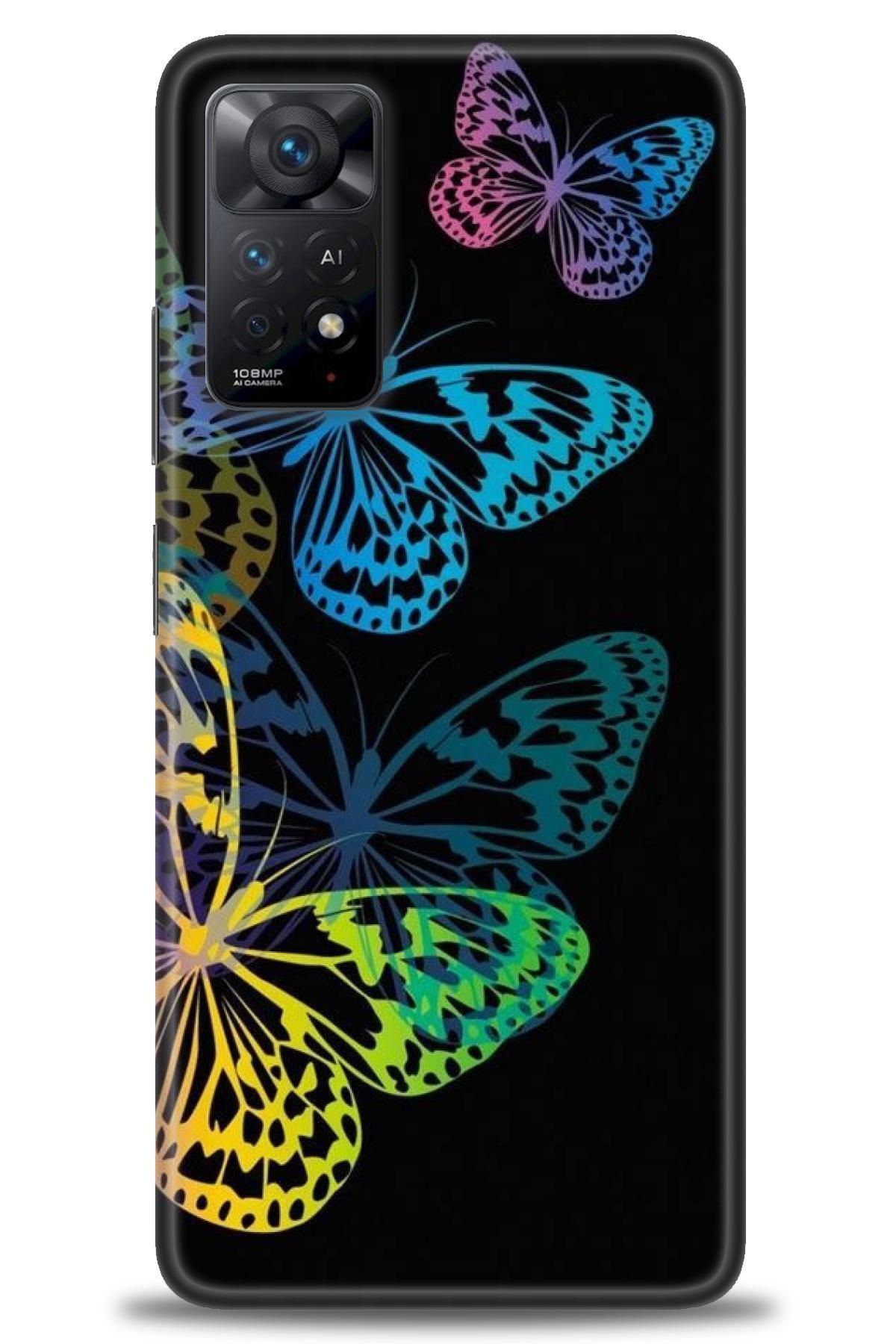 CooperTech Xiaomi Redmi Note 11 Pro 4G İle Uyumlu HD Baskılı Desenli Silikon Kılıf - 22
