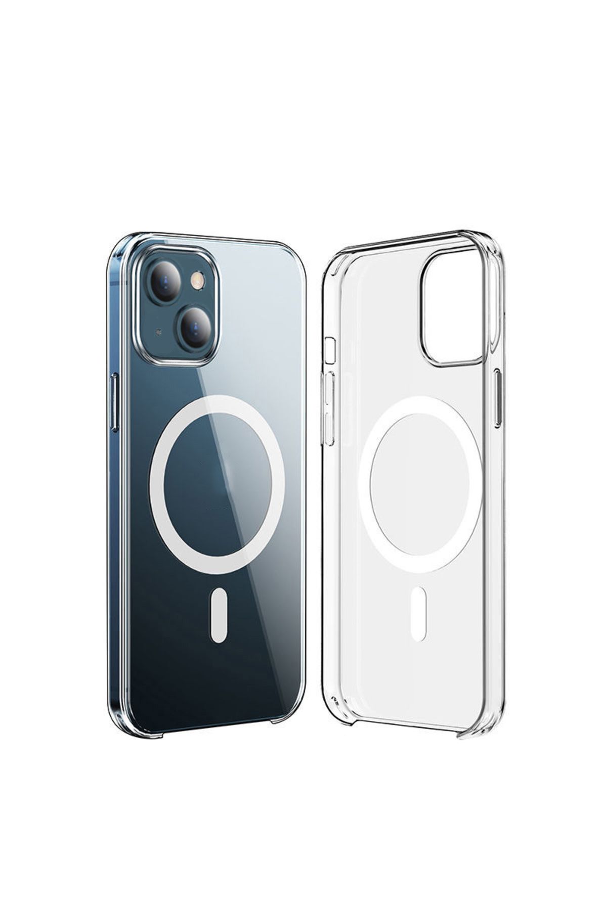 YTSGLOBAL iPhone 15 Uyumlu YTSG Wireless Şarj Özellikli Şeffaf Orjin Kılıf-Renksiz