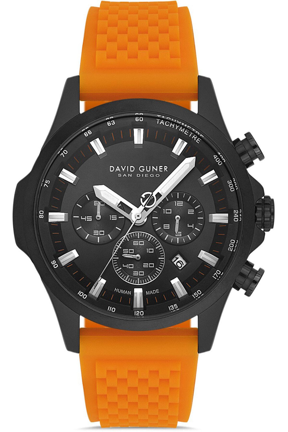 DAVID GUNER DAVİD GÜNER ERKEK KOL SAATİ DG-8877GD-ZQ2 46 MM Turuncu