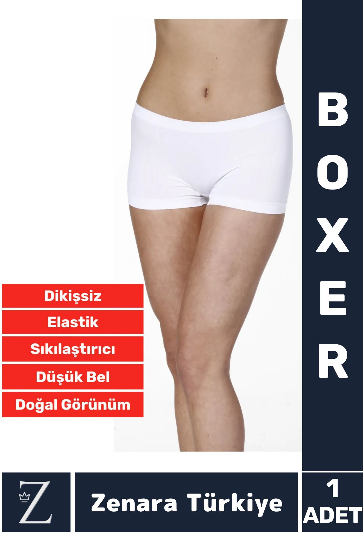 Zenara Gündelik İz Göstermez Düşük Bel Vücut Sıkılaştıran İncelten Toparlayan Dikişsiz Bato Boxer Korse
