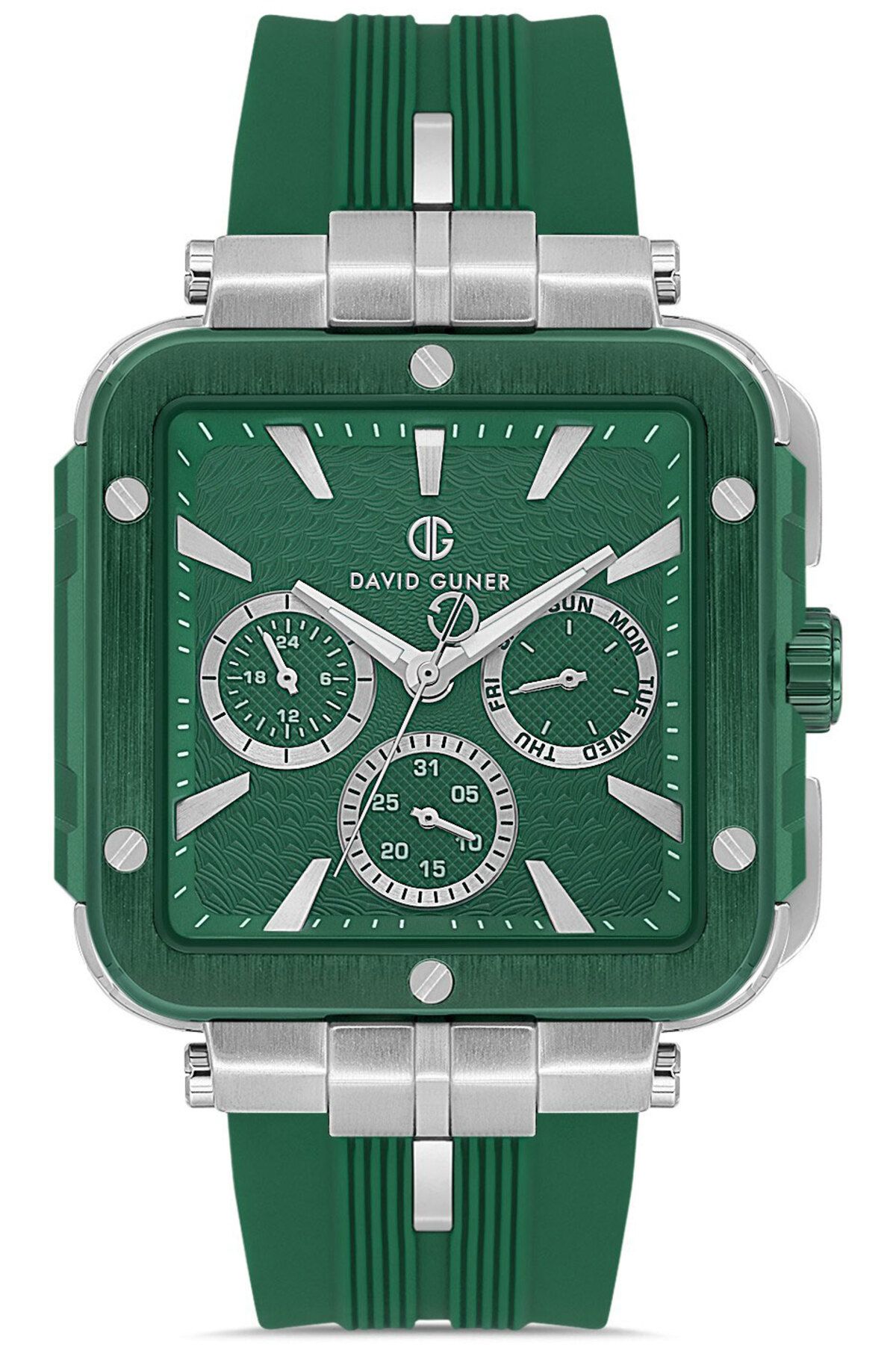 DAVID GUNER DAVİD GÜNER ERKEK KOL SAATİ DG-8825GD-J10 41 MM Yeşil