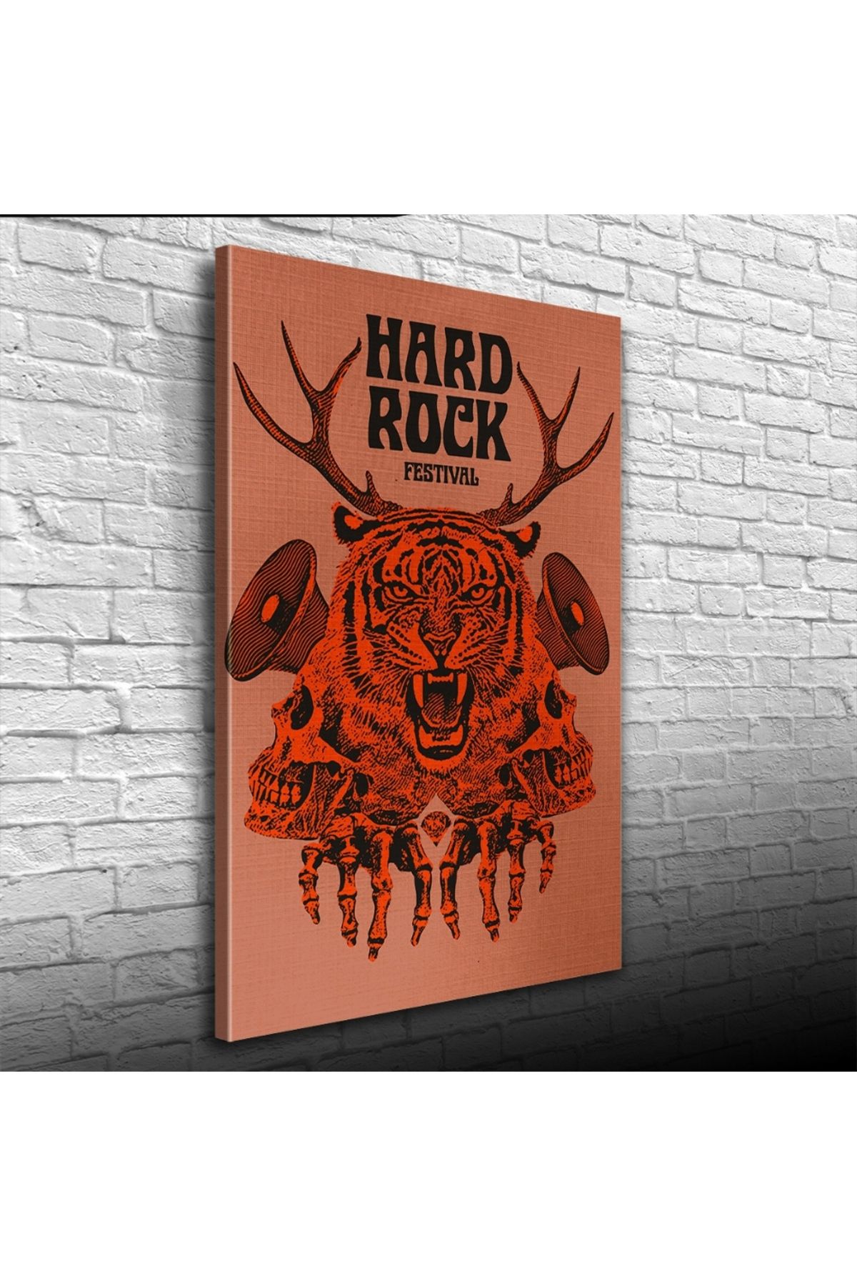 Kanonik Education Rock Festival Afişi Kanvas Tablo 50 x 70