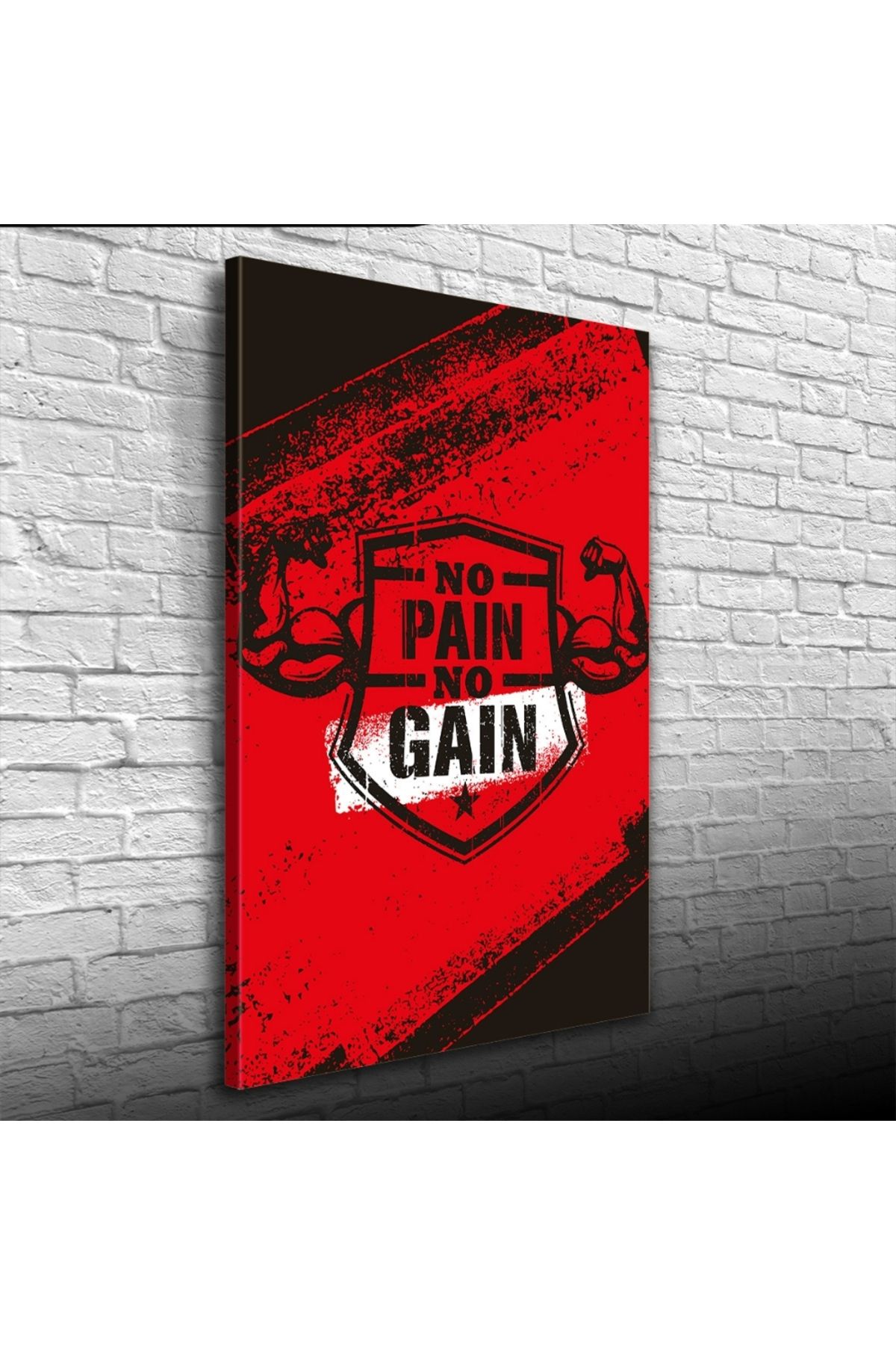 Kanonik Education No Pain No Gain Poster Kanvas Tablo 50 x 70